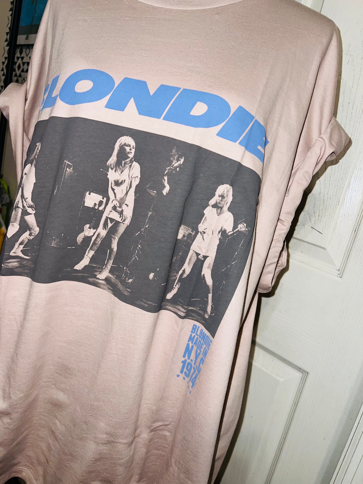 Blondie Oversized Distressed Tee