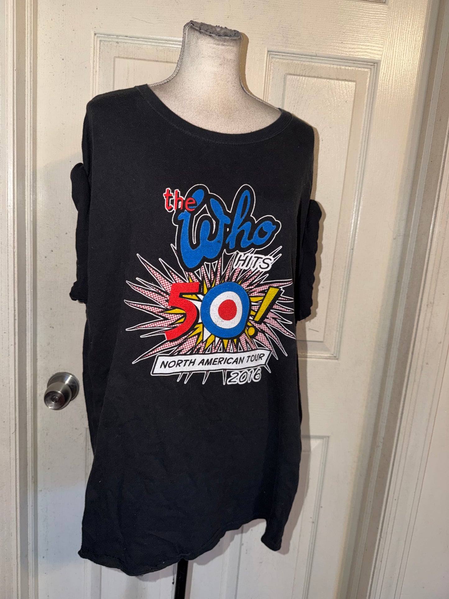 The Who Oversized Distressed Tee