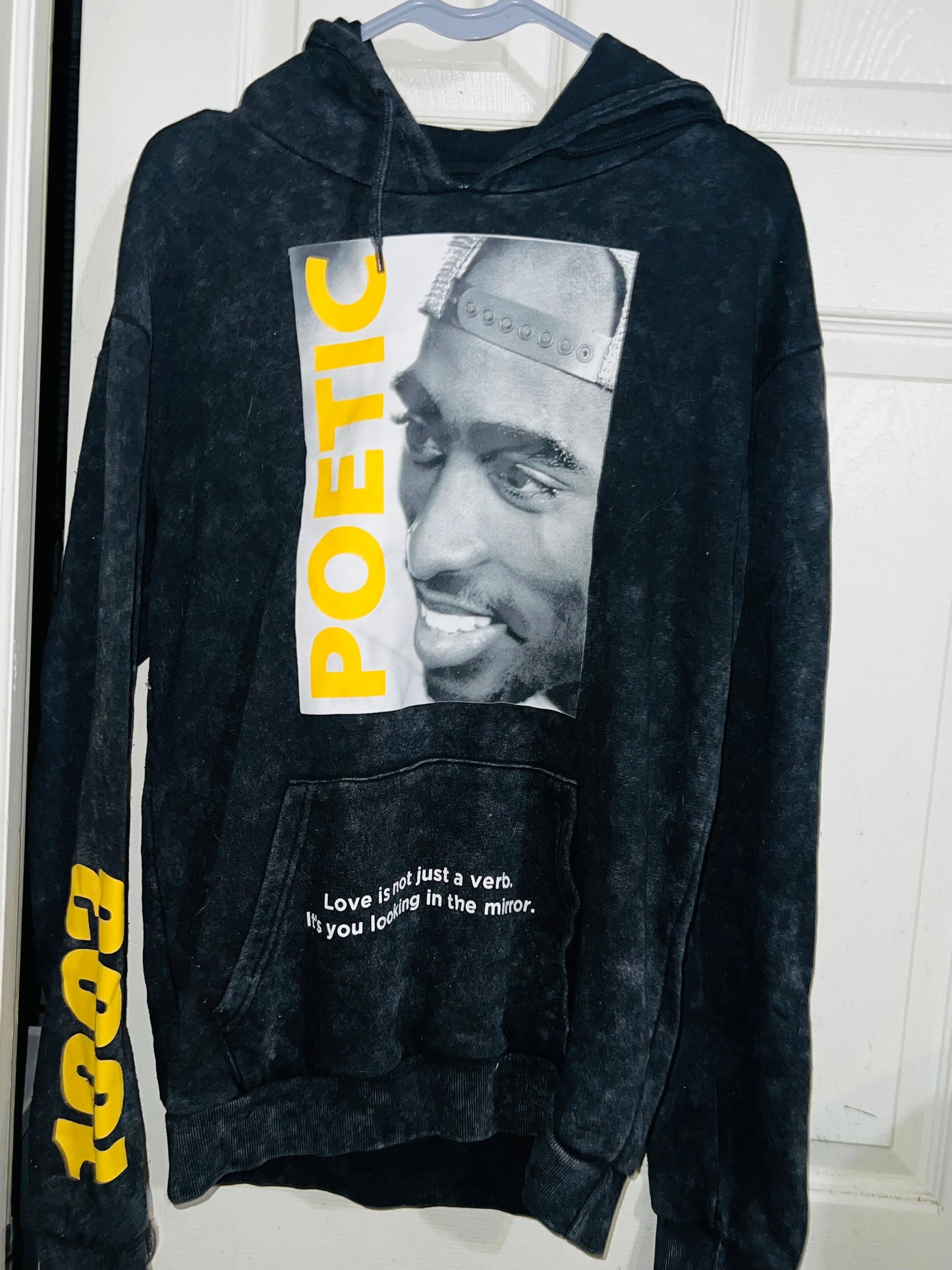 Tupac Oversized Hooded Sweatshirt