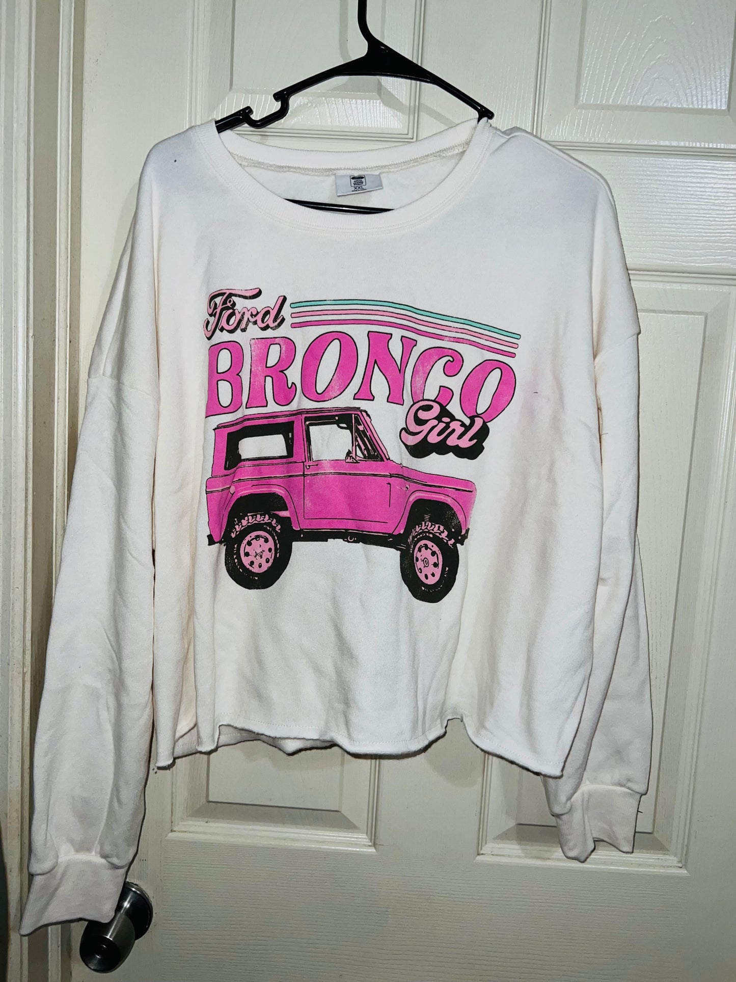 Ford Bronco Oversized Distressed Sweatshirt
