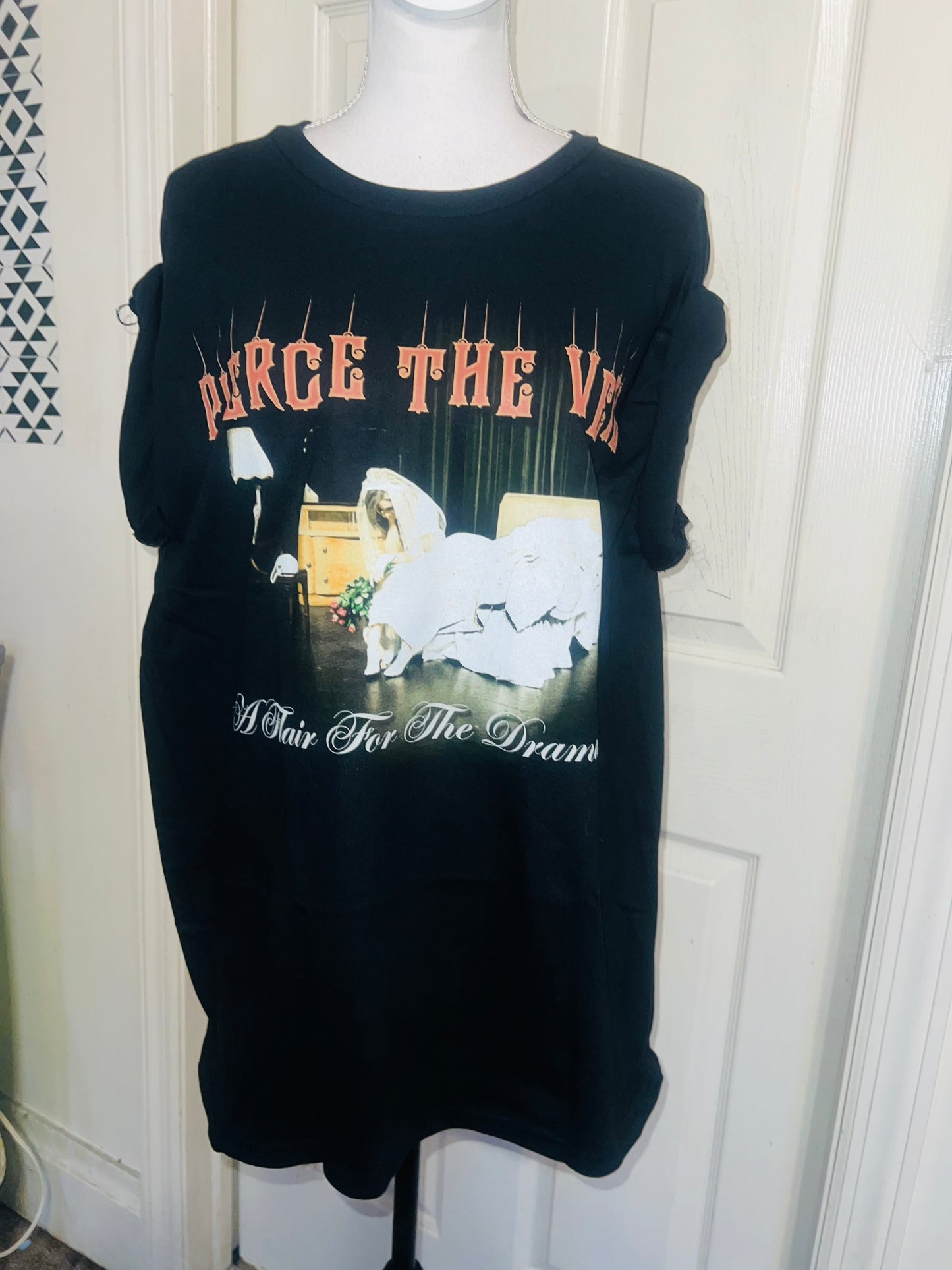 Pierce the Veil Oversized Distressed Tee