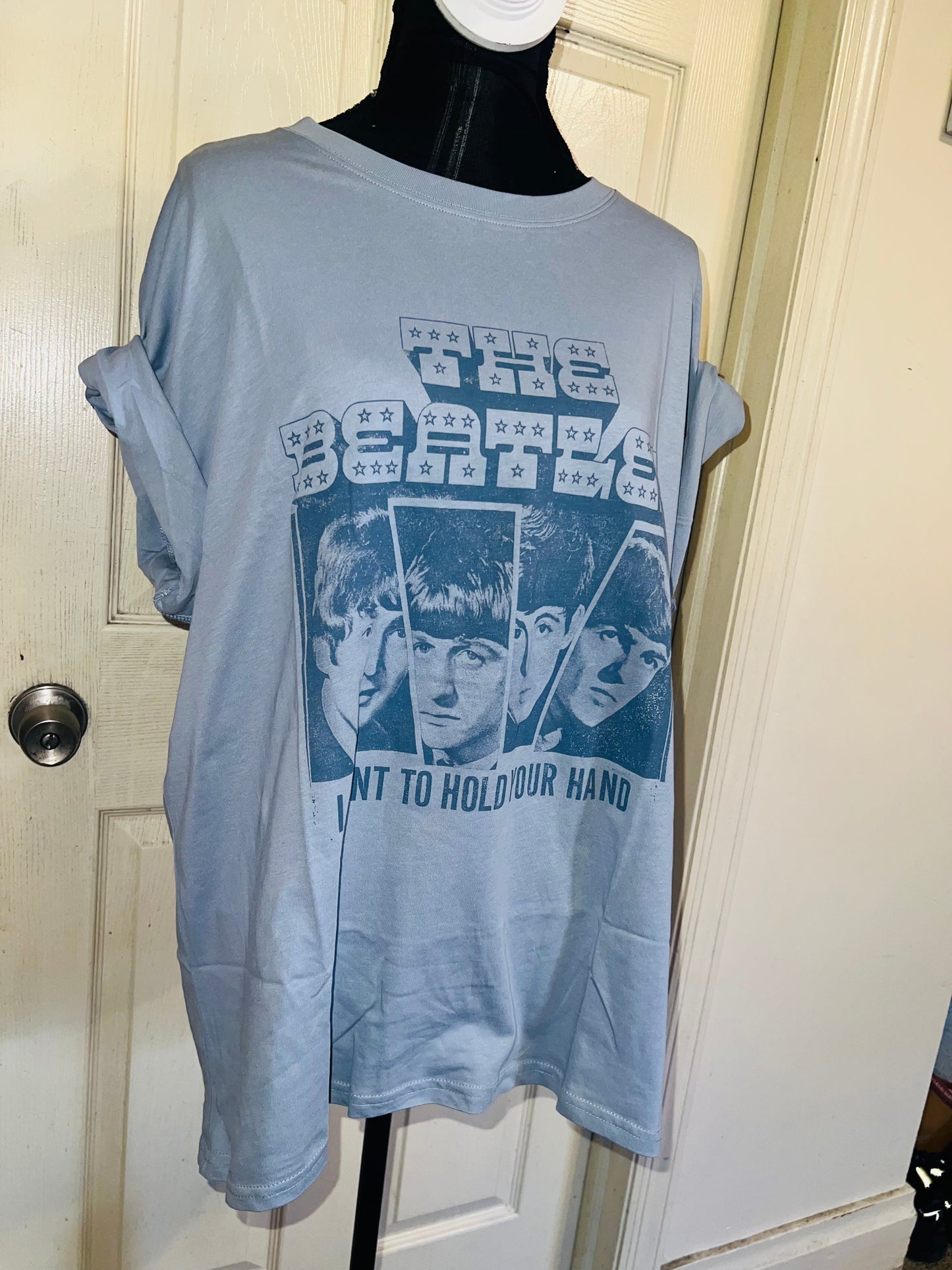 The Beatles Oversized Distressed Tee