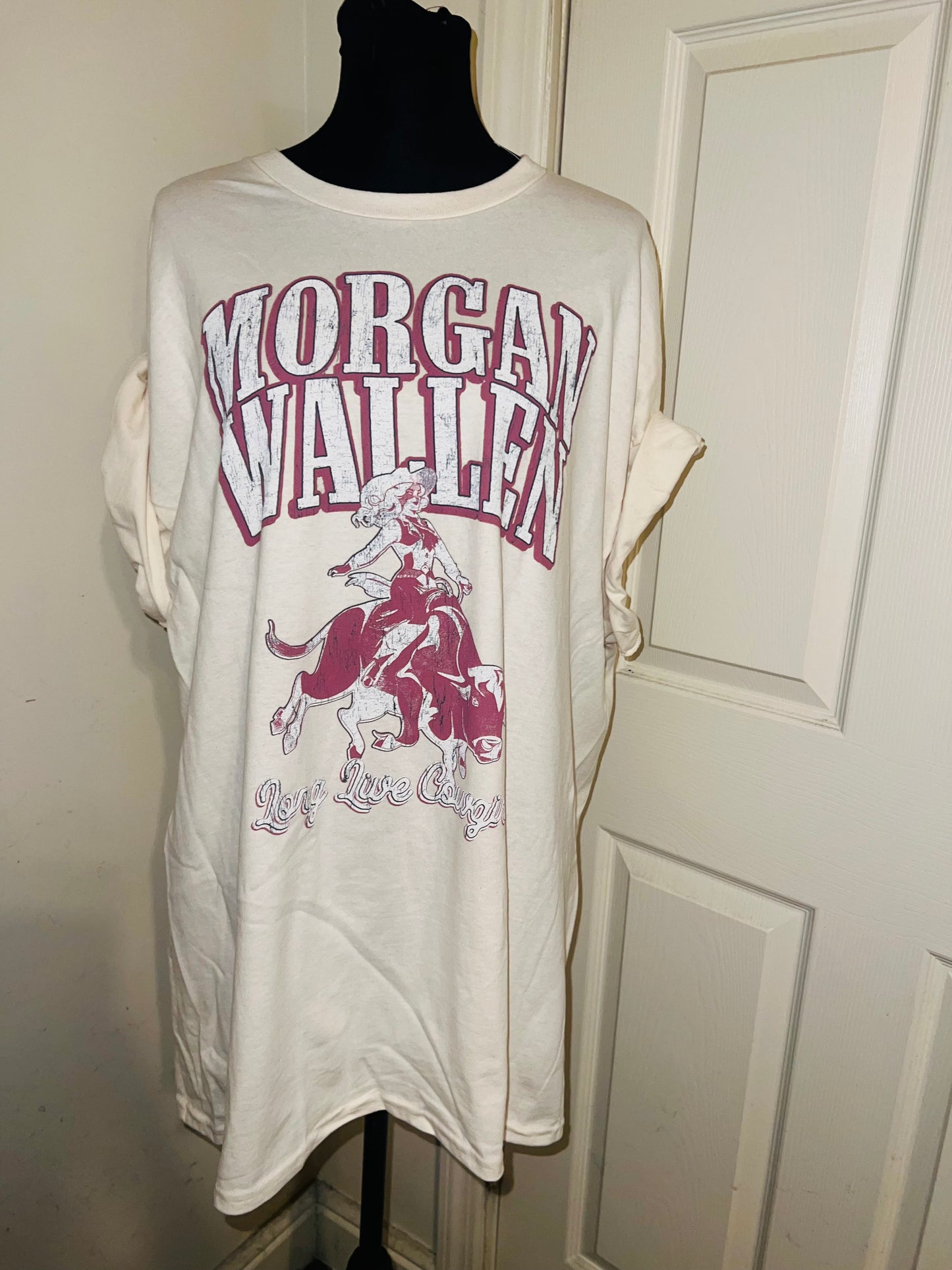 Morgan Wallen Oversized Distressed Tee