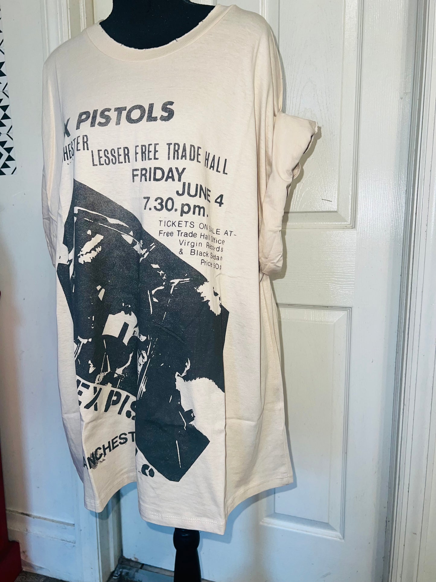 The Sex Pistols Oversized Distressed Tee