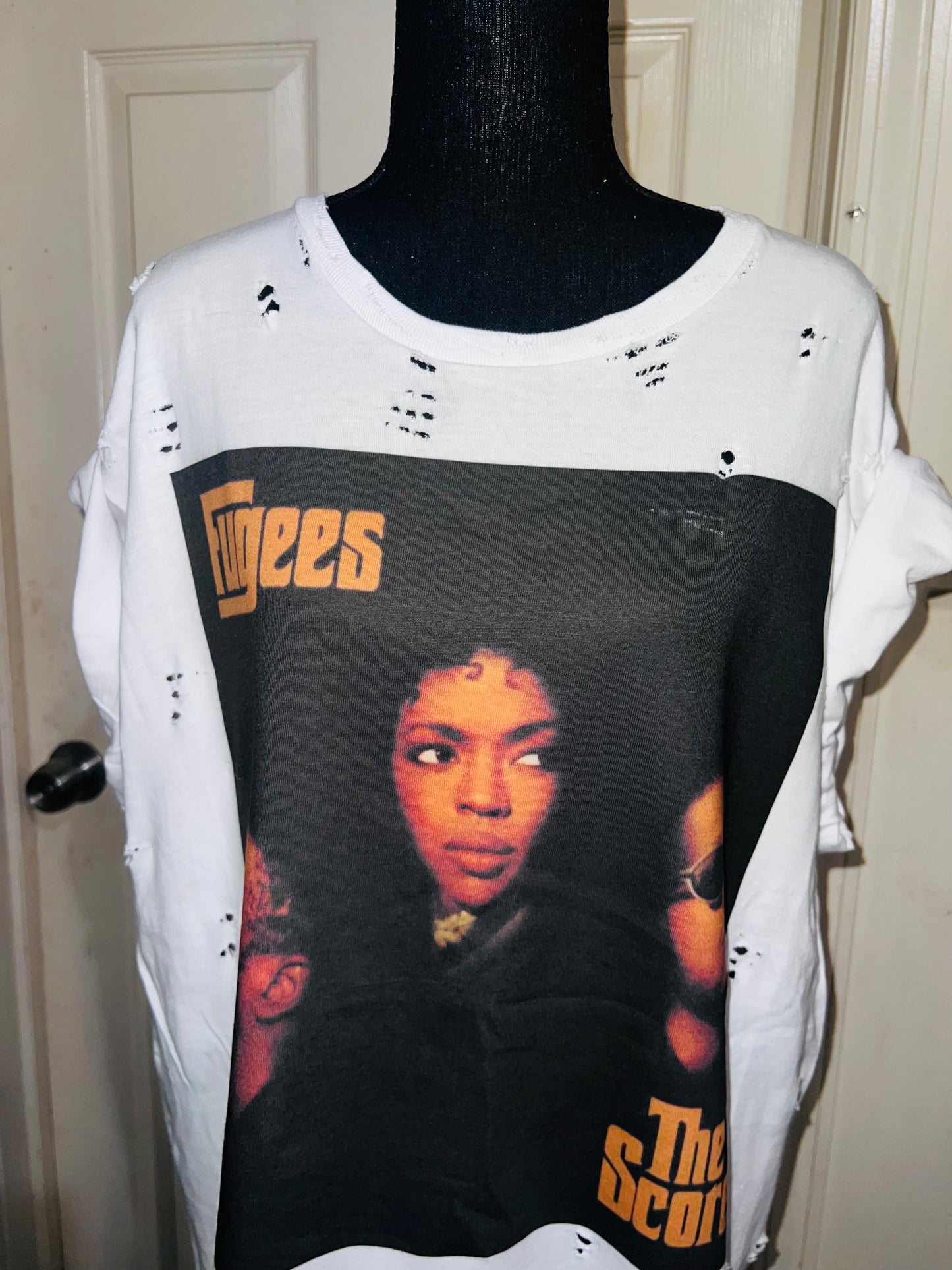 Fugees Oversized Distressed Tee