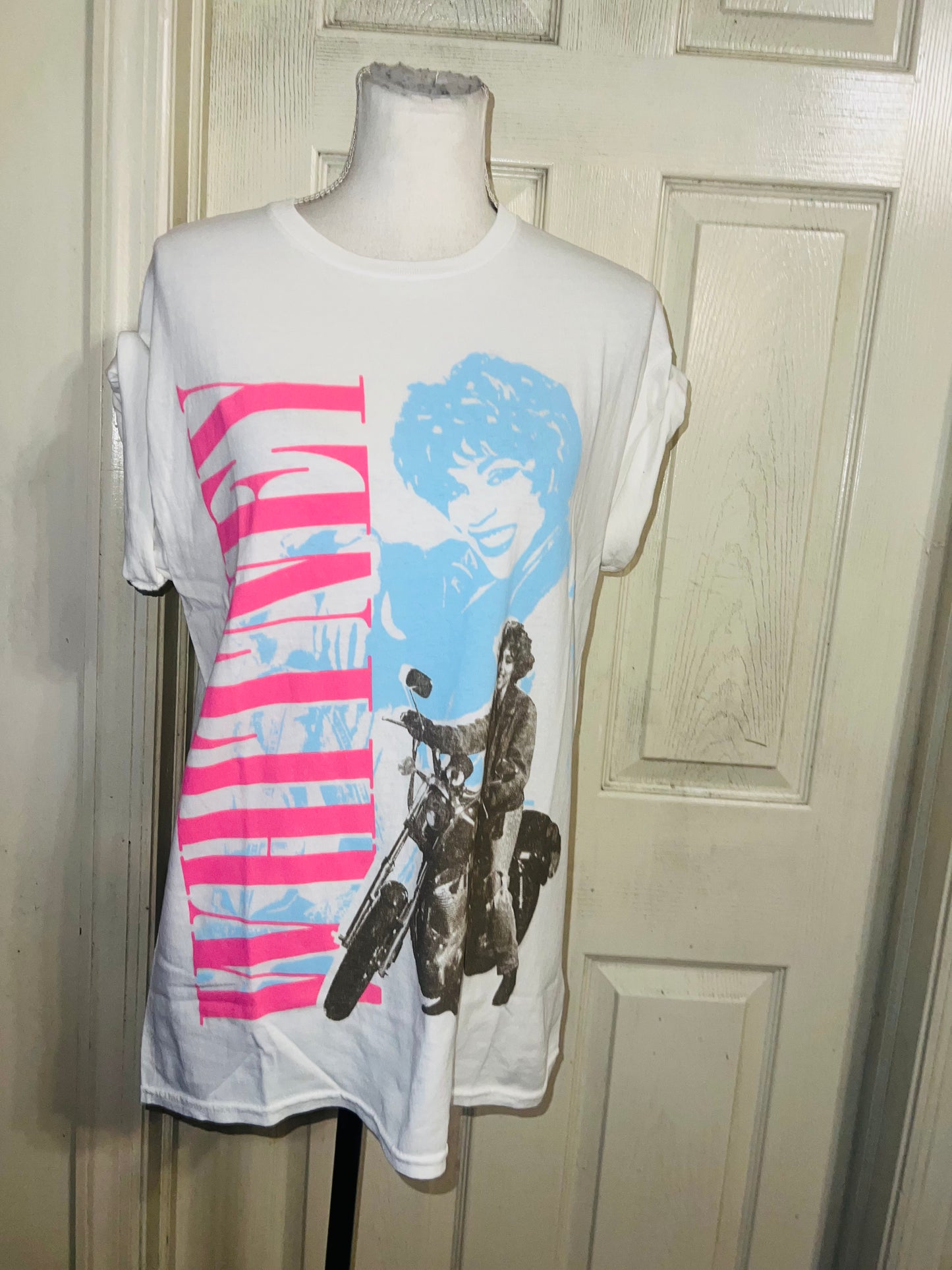 Whitney Houston Oversized Distressed Tee
