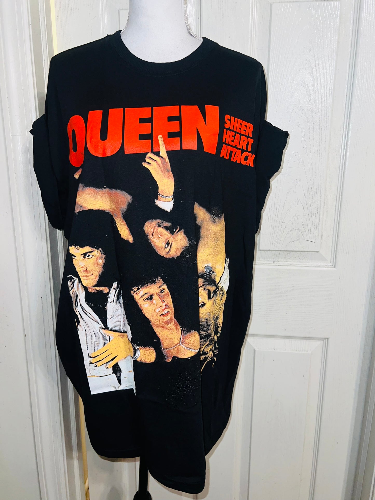 Queen Oversized Distressed Tee