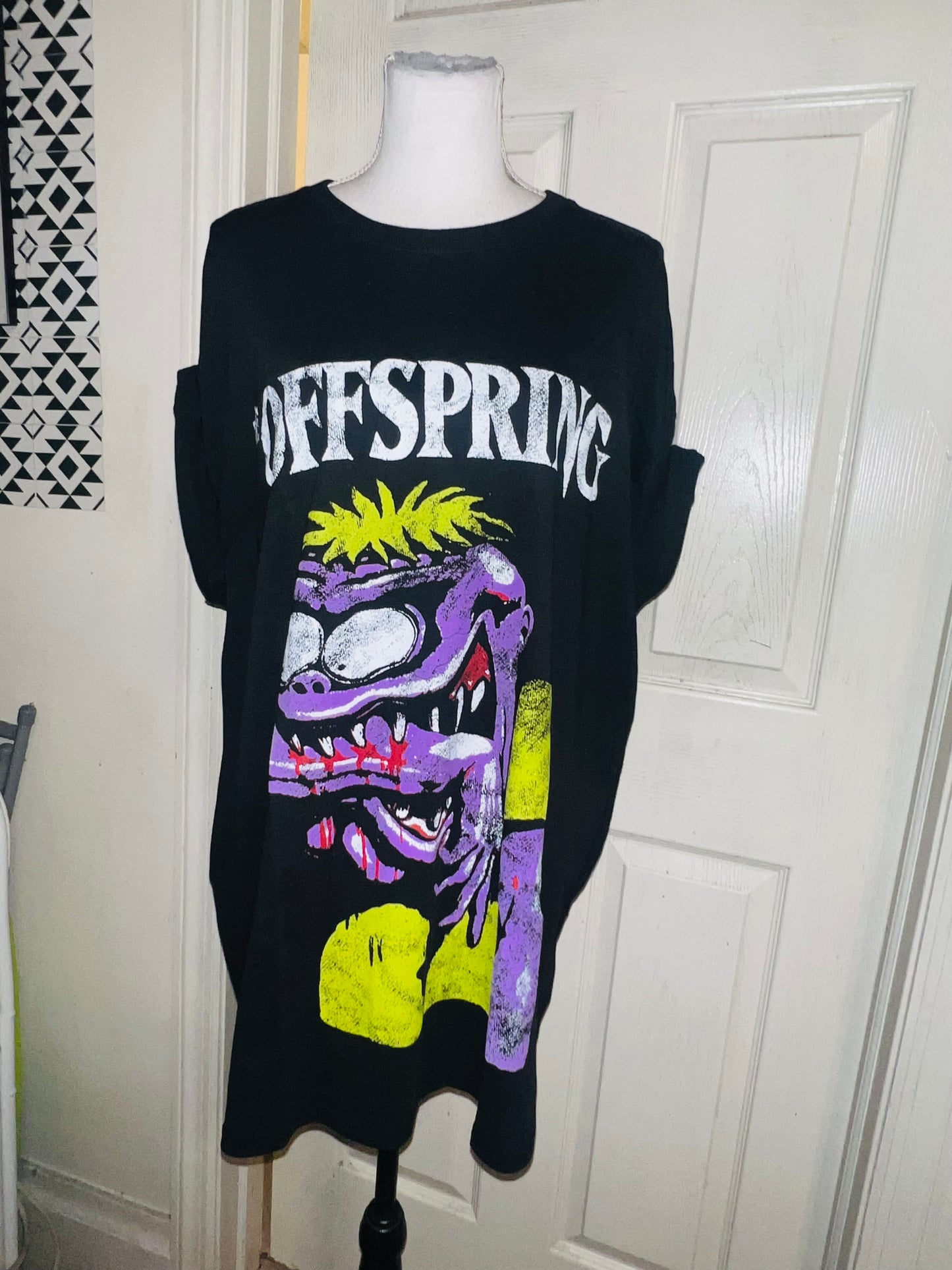 The Offspring Oversized Distressed Tee