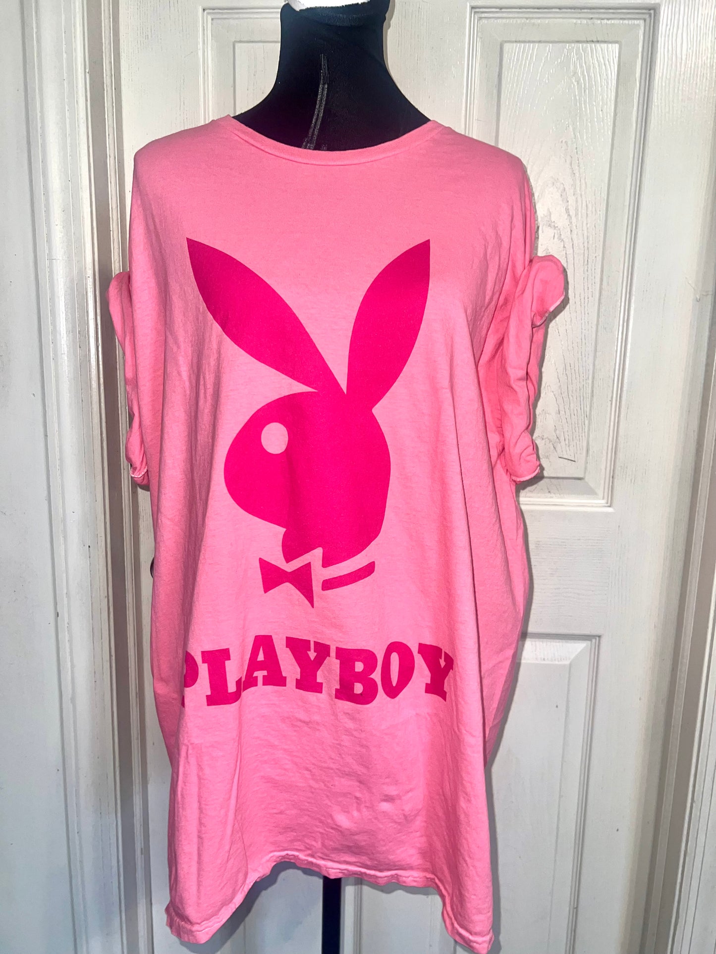 Playboy Oversized Distressed Tee
