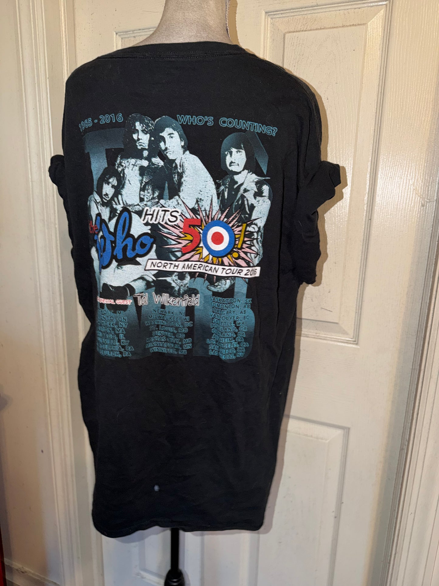 The Who Oversized Distressed Tee