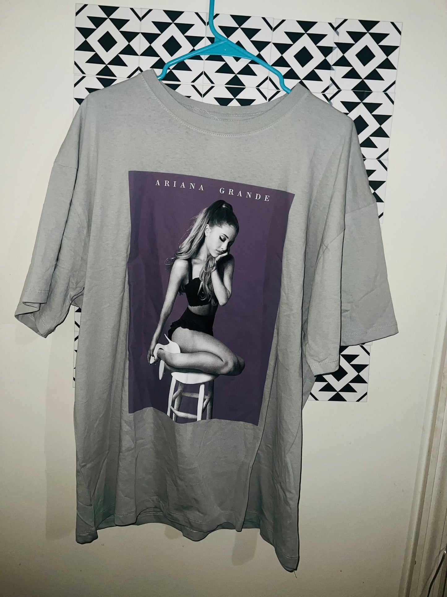 Ariana Grande Oversized Distressed Tee