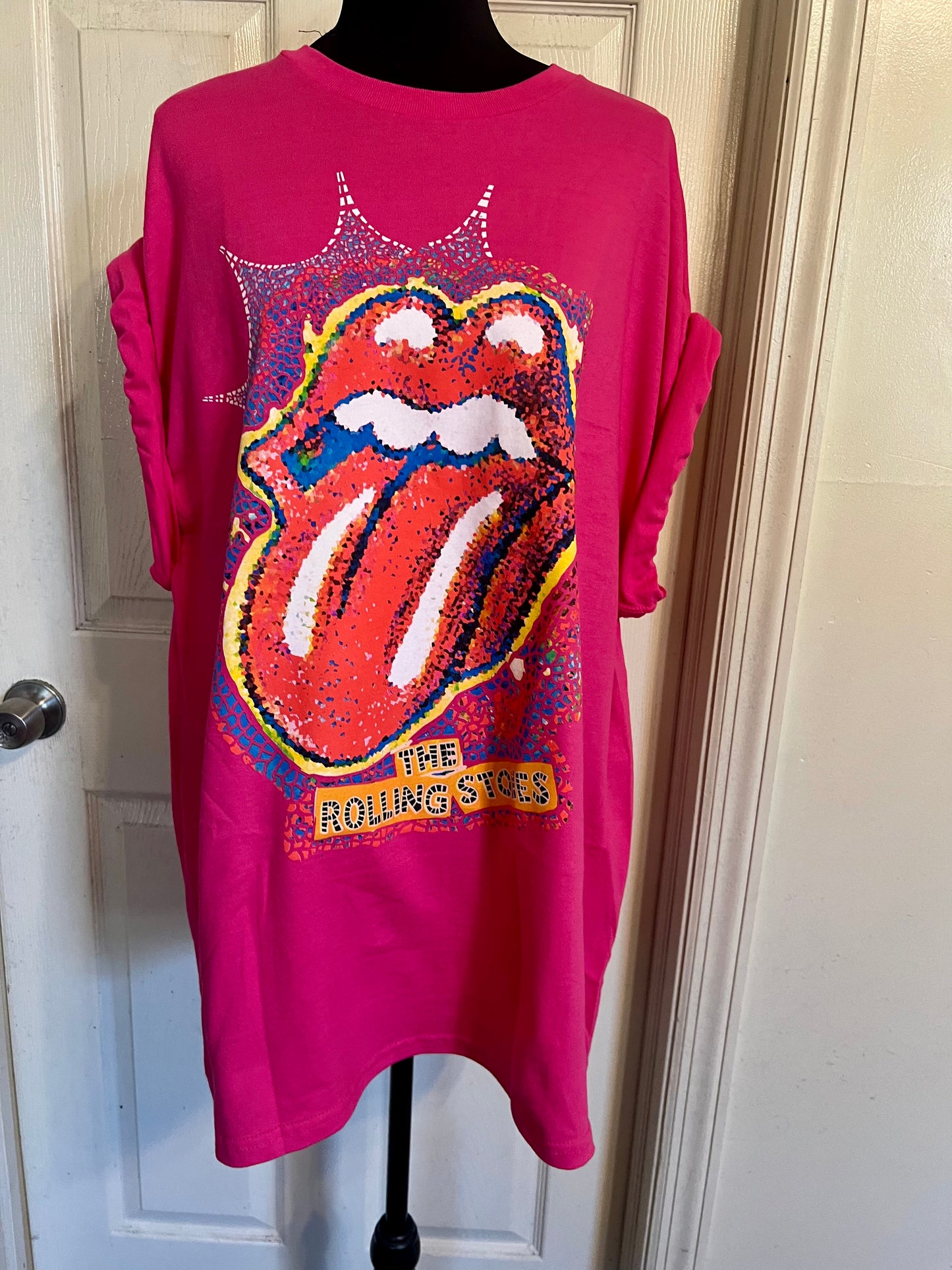 Rolling Stones Oversized Distressed Tee