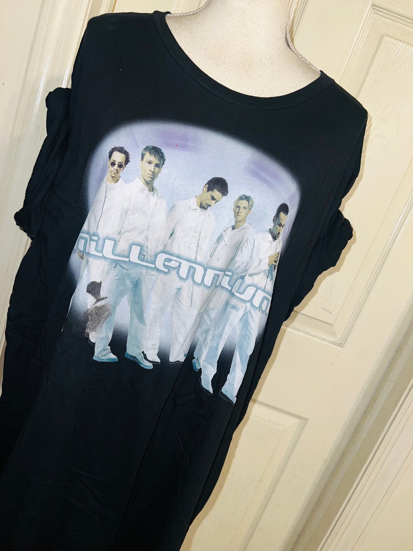 Backstreet Boys Oversized Distressed Tee