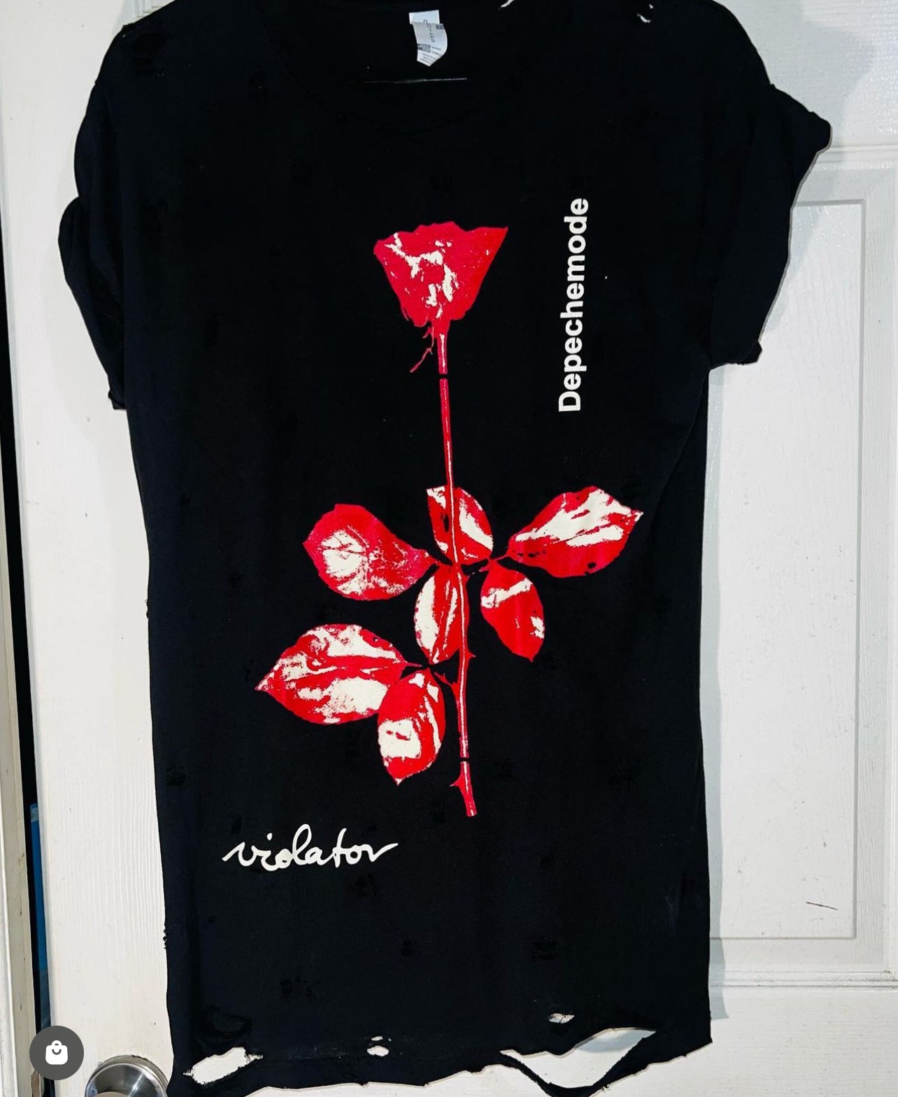 Depeche Mode Oversized Distressed Tee