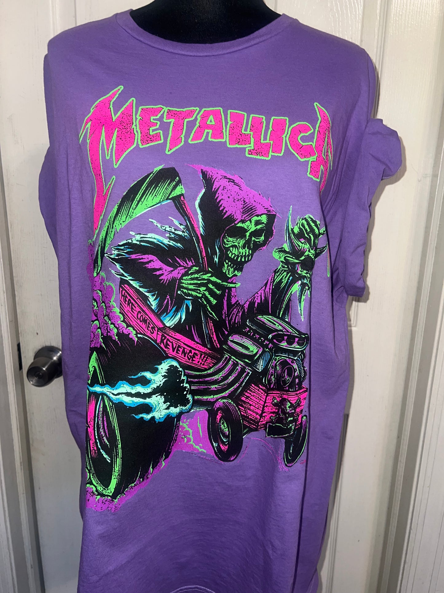 Metallica Oversized Distressed Tee
