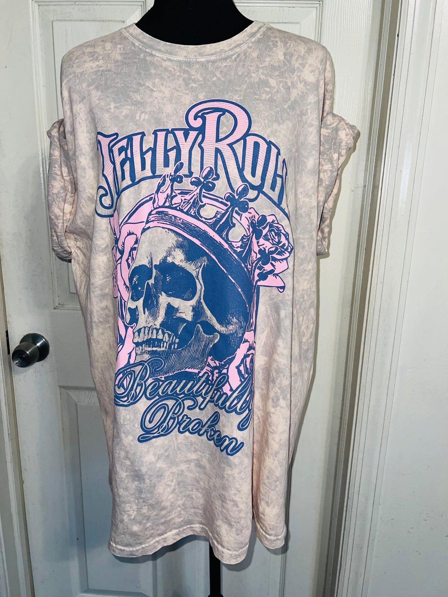 Jelly Roll Oversized Distressed Tee