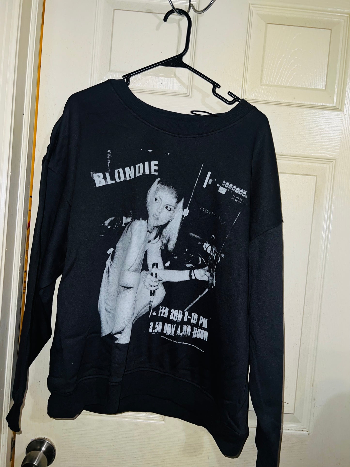 Blondie Oversized Distressed Sweatshirt