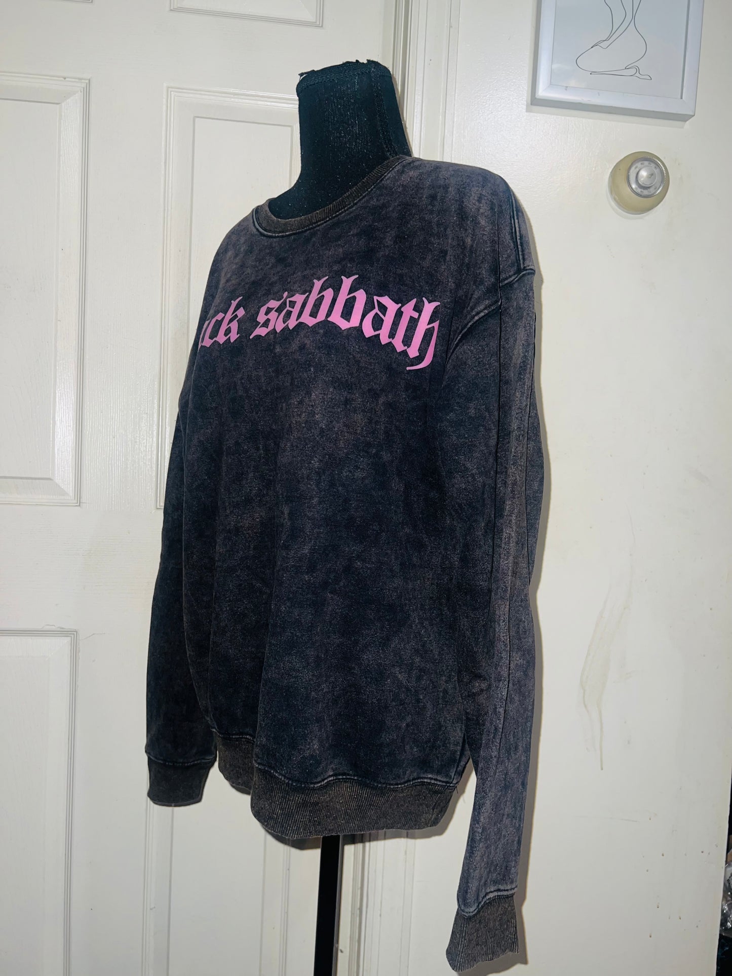 Black Sabbath Double Sided Oversized Sweatshirt