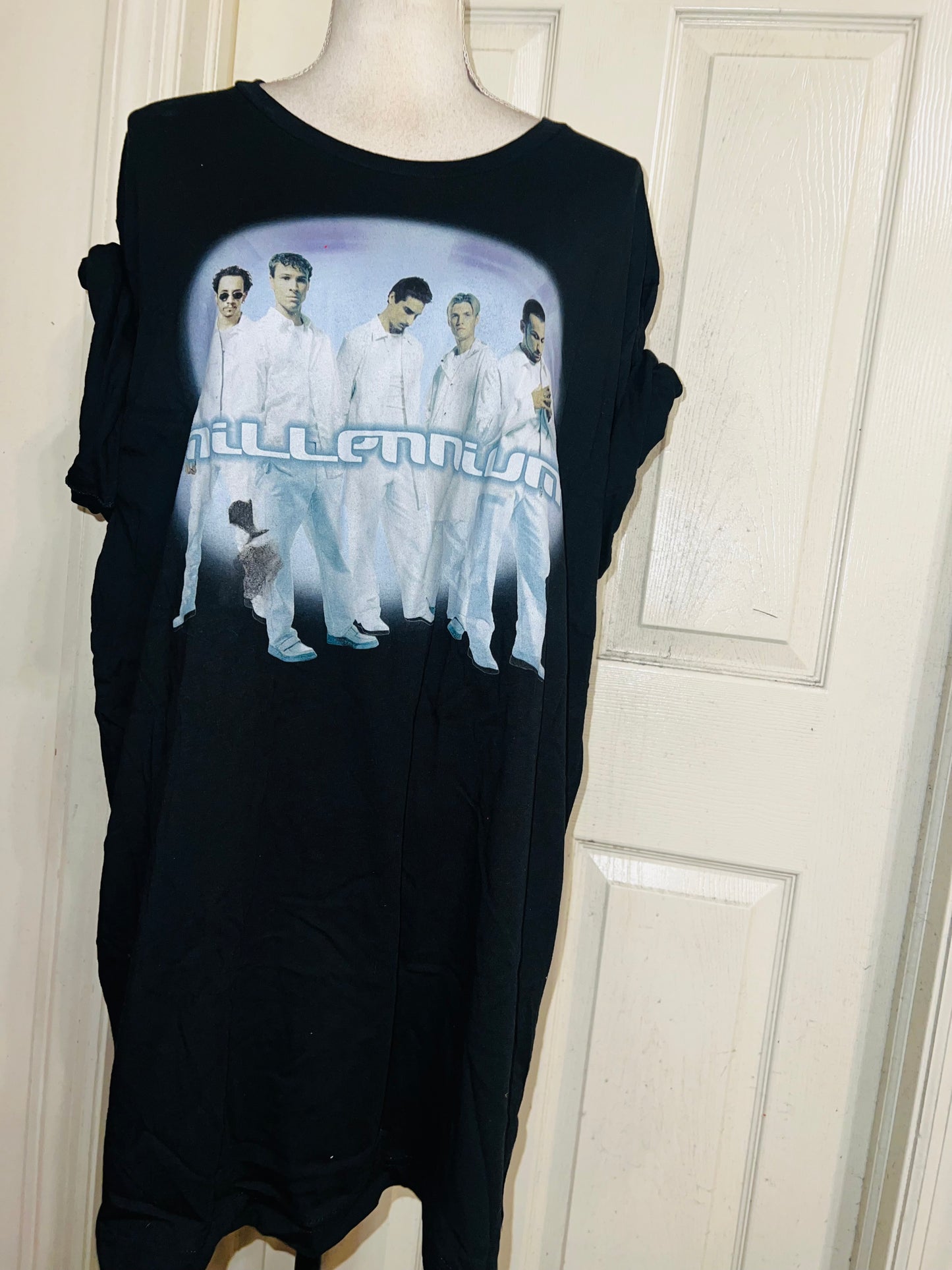 Backstreet Boys Oversized Distressed Tee