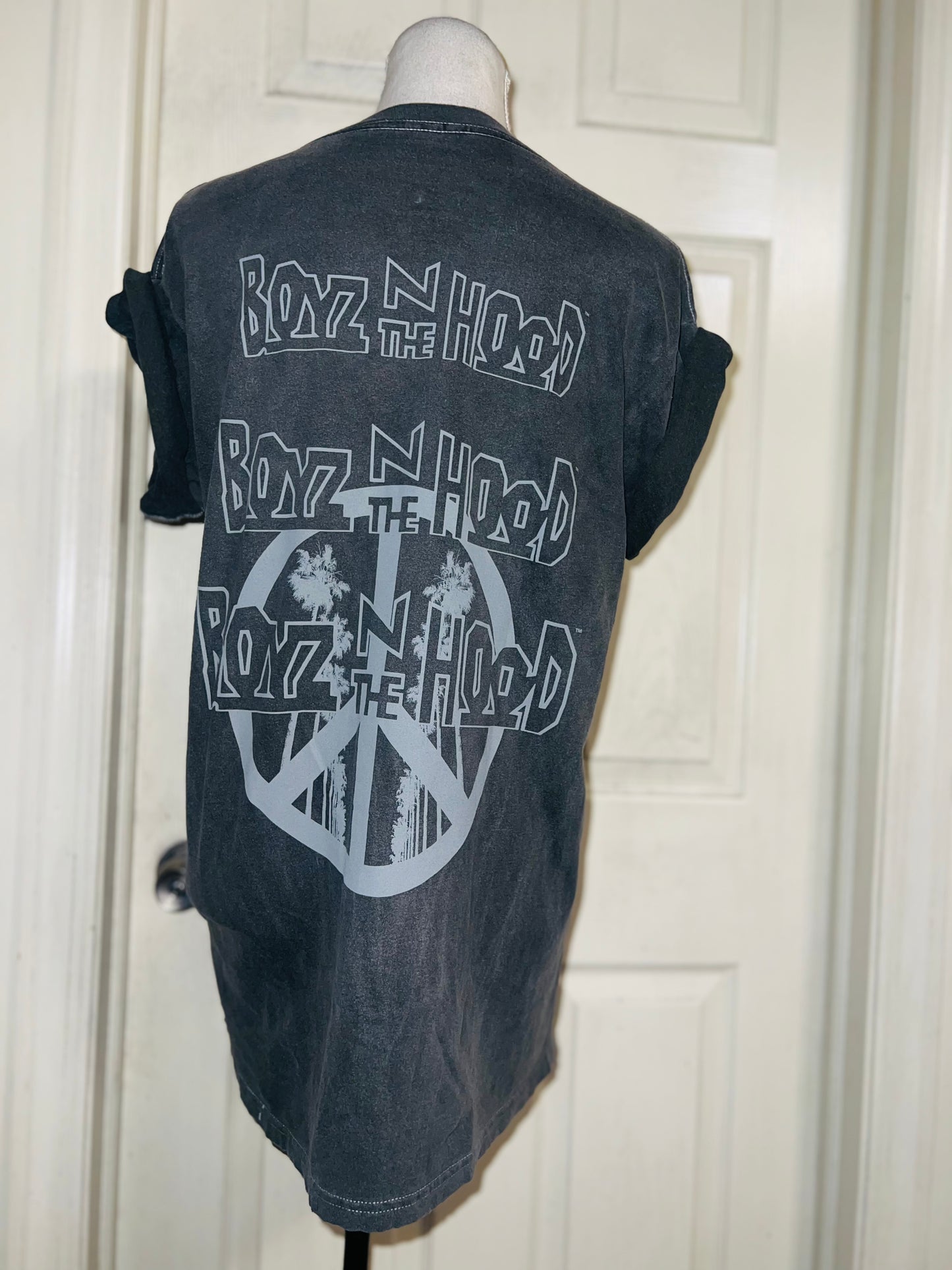 Boyz in The Hood Double Sided Oversized Distressed Tee