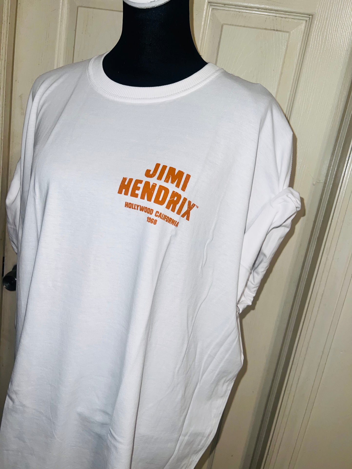 Jimi Hendrix Double Sided Oversized Distressed Tee