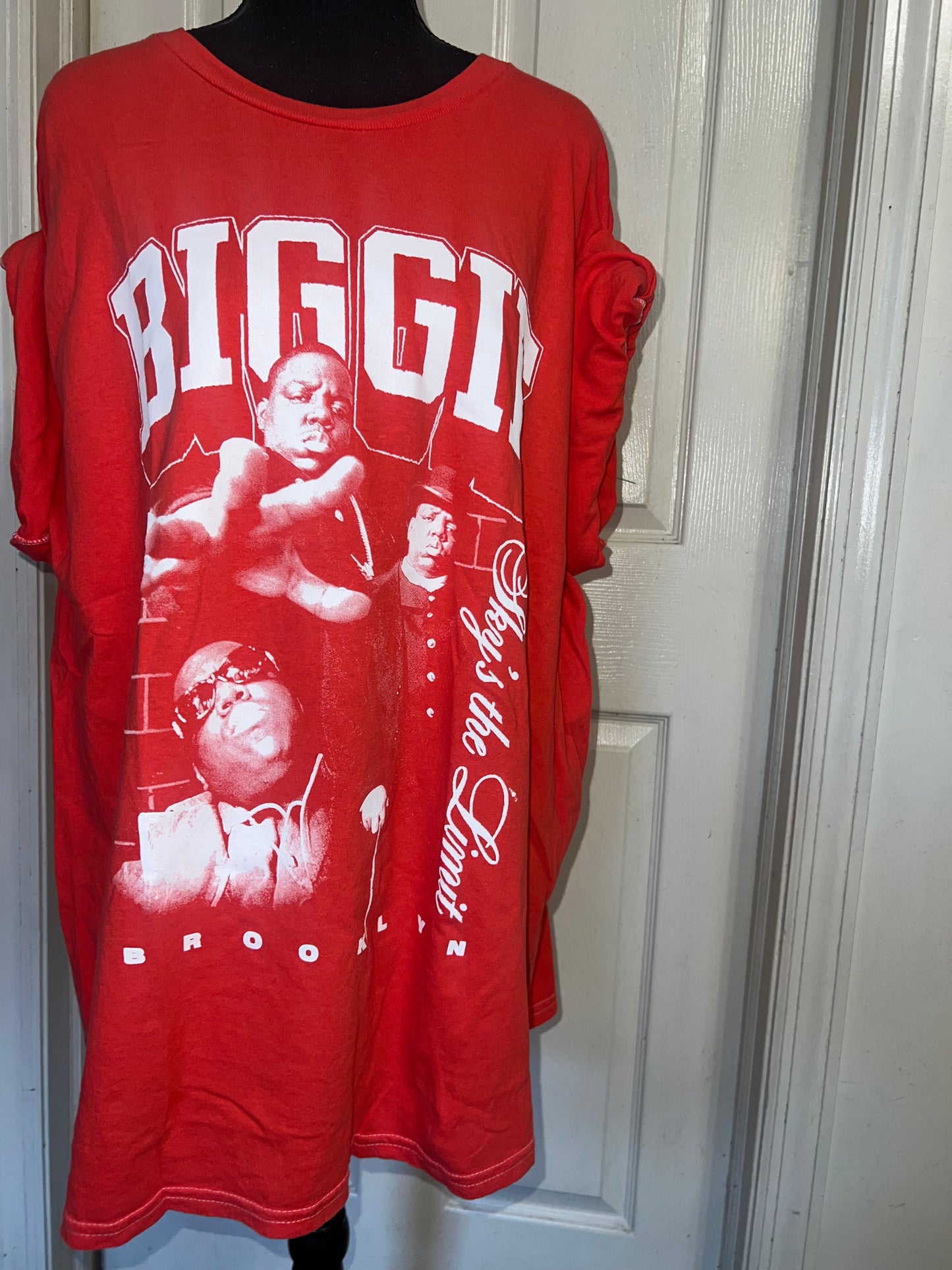 Biggie Smalls Oversized Distressed Tee