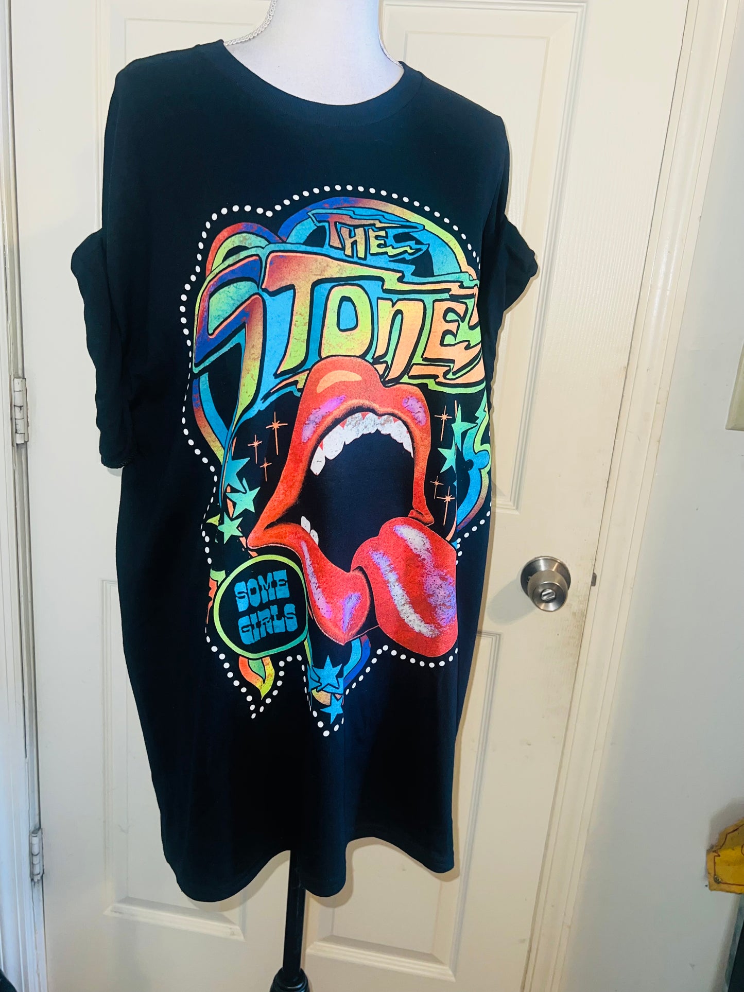 Rolling Stones Oversized Distressed Tee