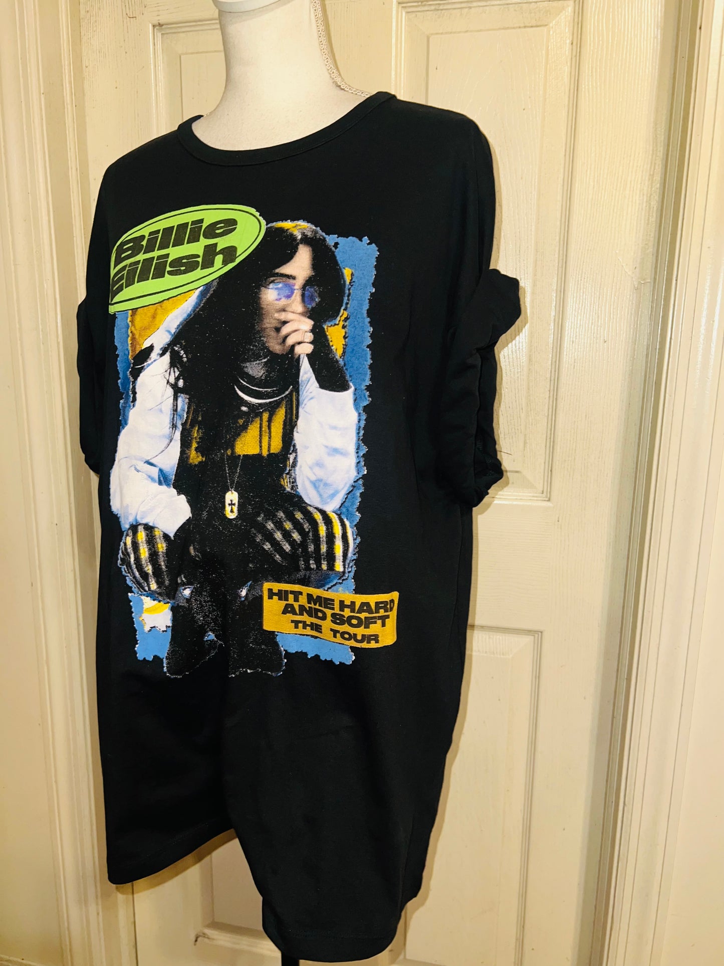 Billie Eilish Double Sided HMHAS Tour Distressed Tee