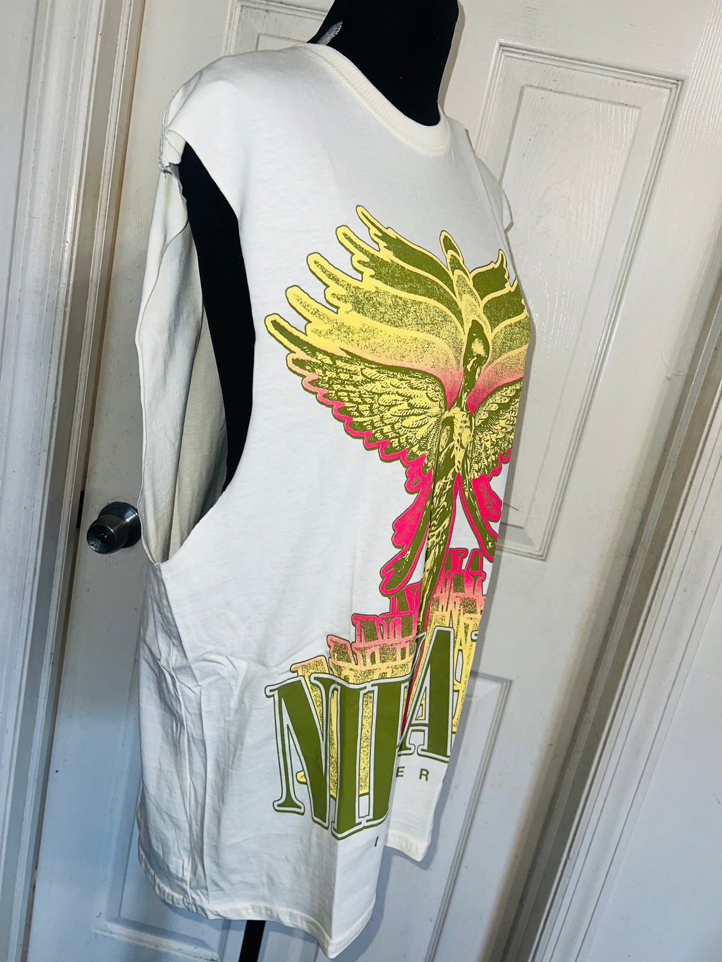 Nirvana Oversized Distressed Tank