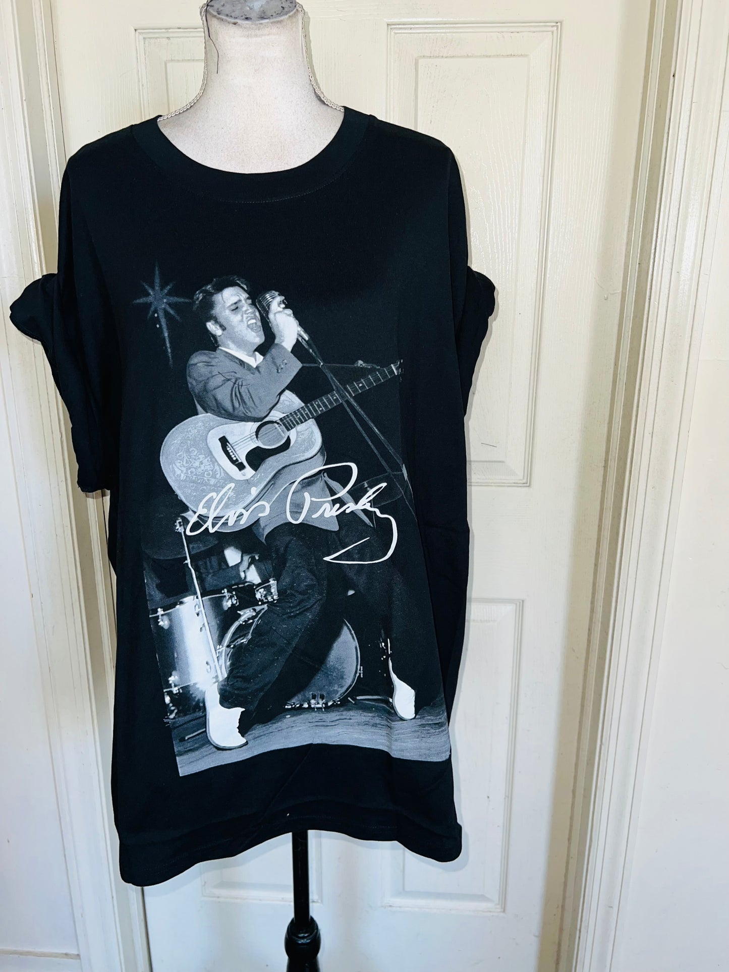 Elvis Presley Oversized Distressed Tee