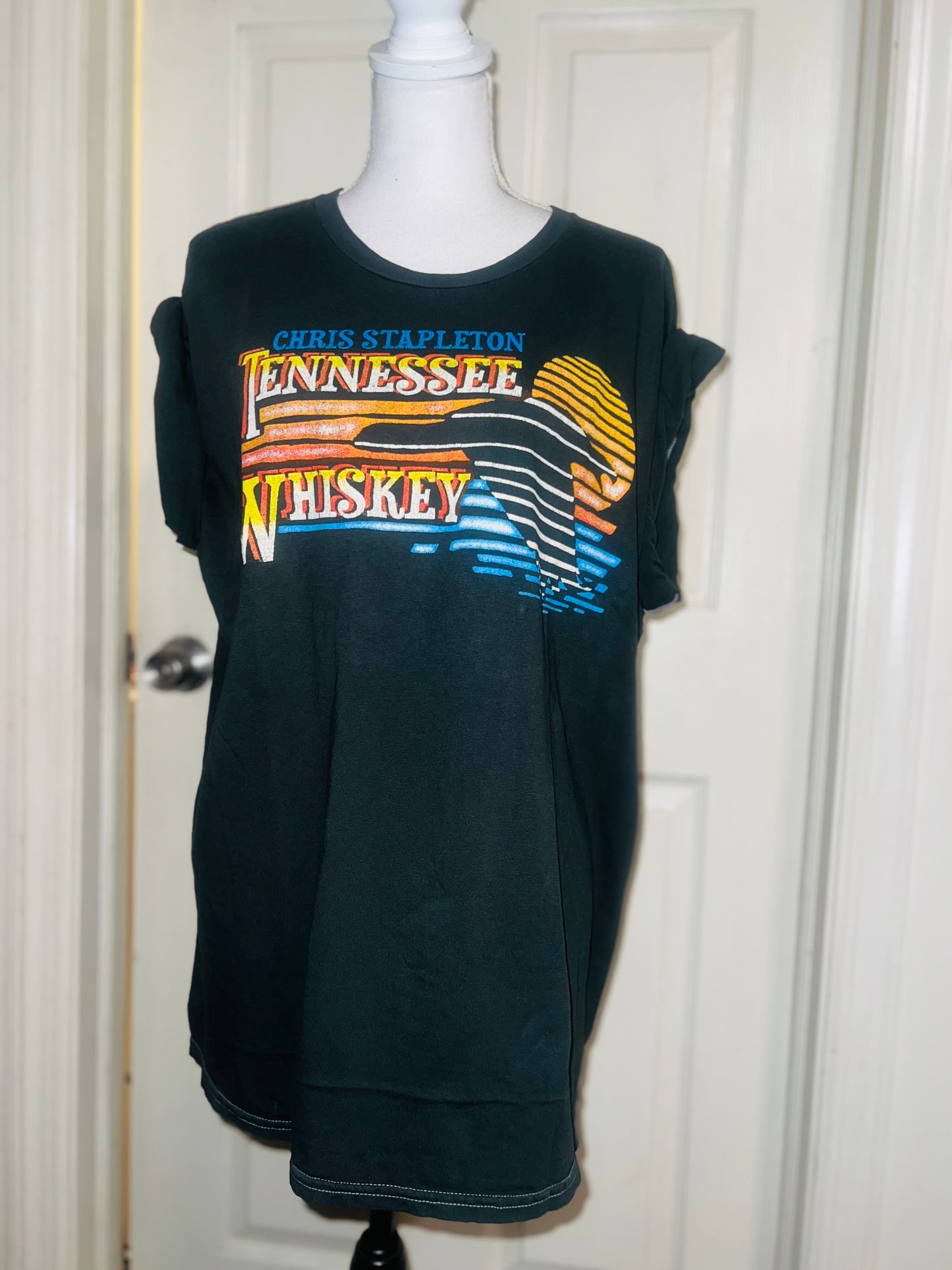 Chris Stapleton Oversized Distressed Tee