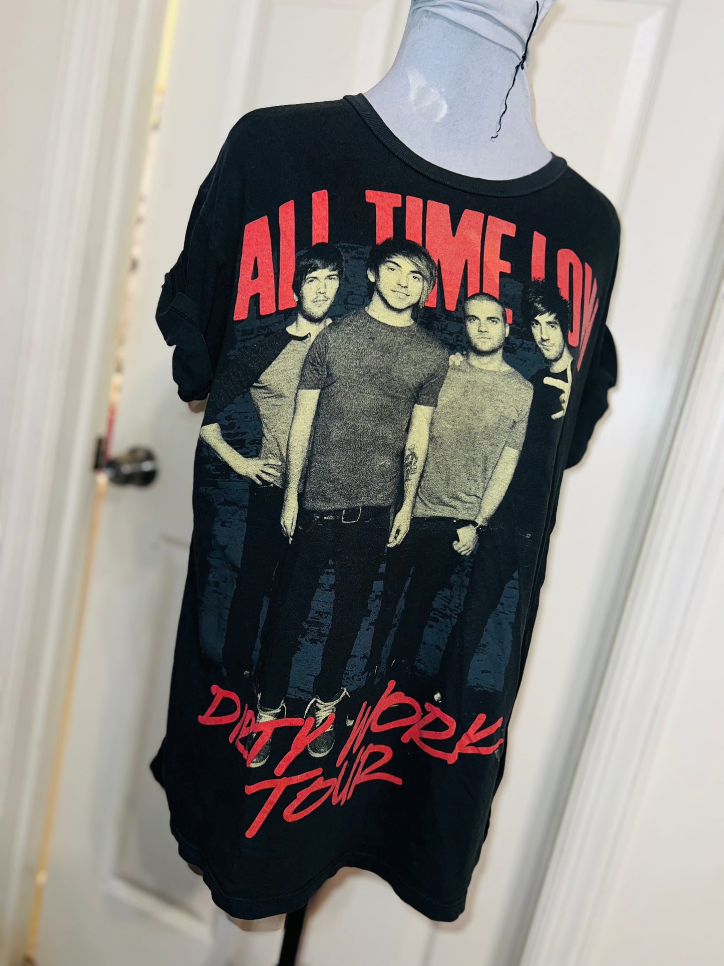 All Time Low Vintage Oversized Double Sided Tee