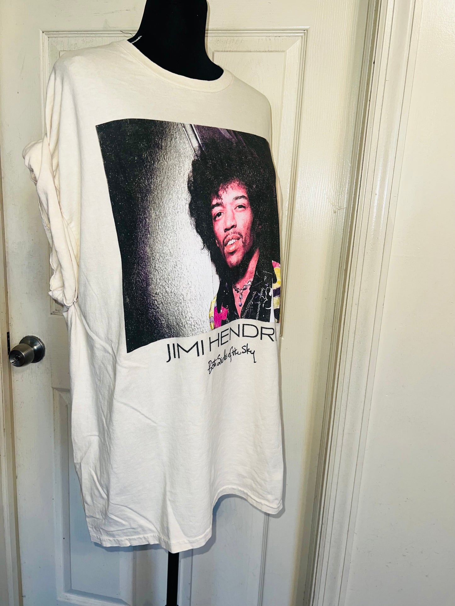Jimi Hendrix Oversized Distressed Tee