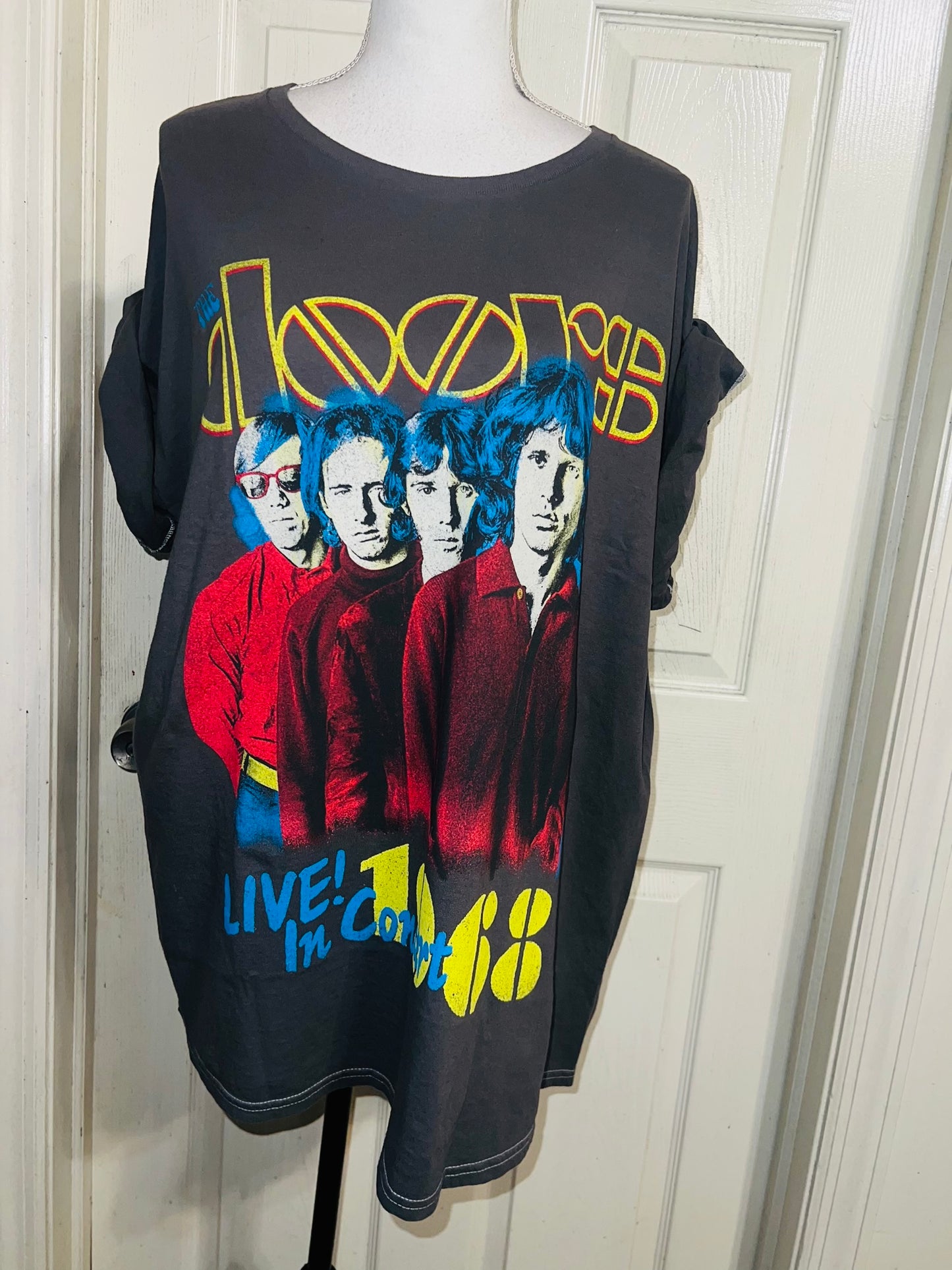 The Doors Double Sided Oversized Distressed Tee