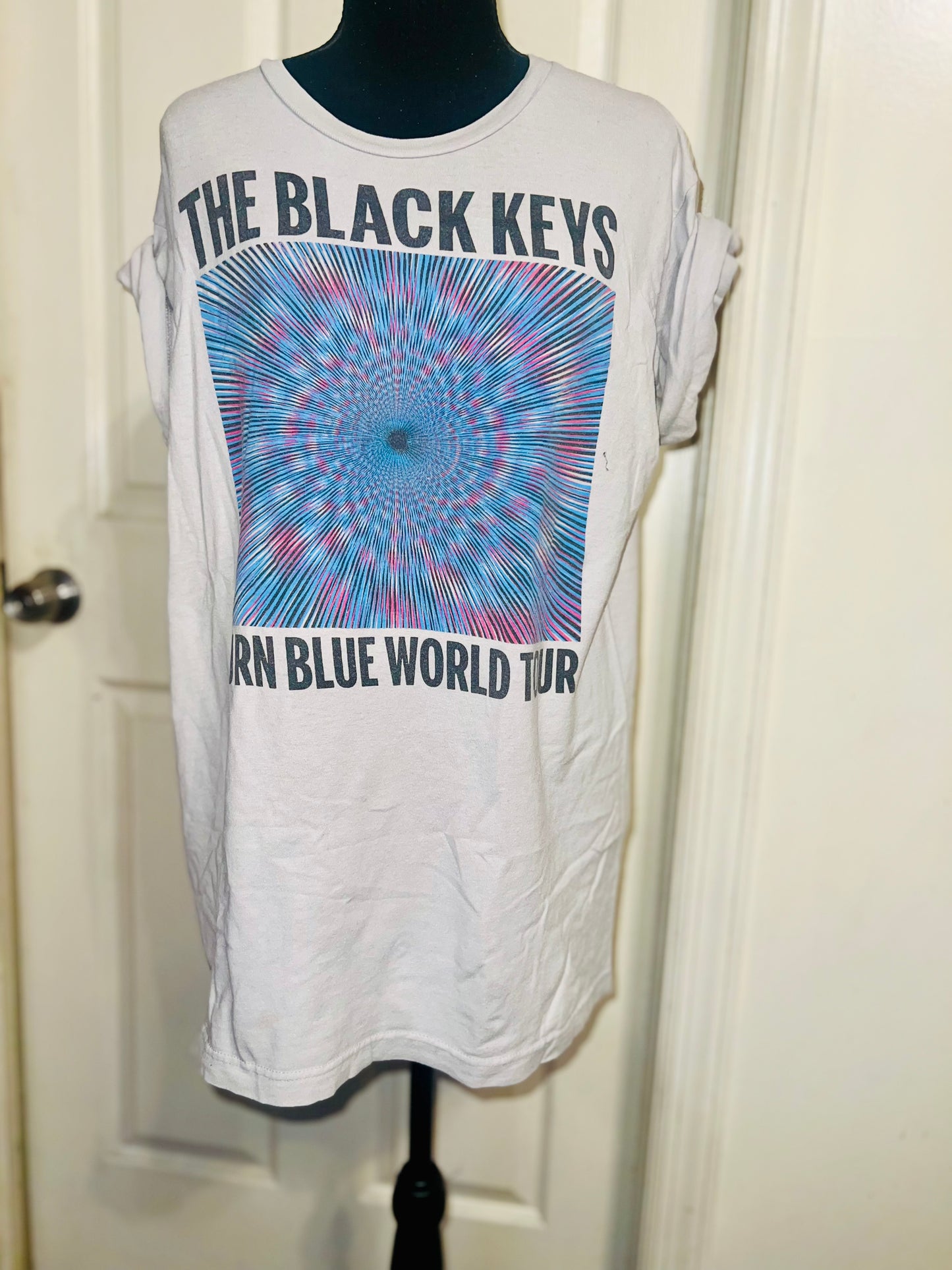 The Black Keys Vintage Tour Double Sided Oversized Tee
