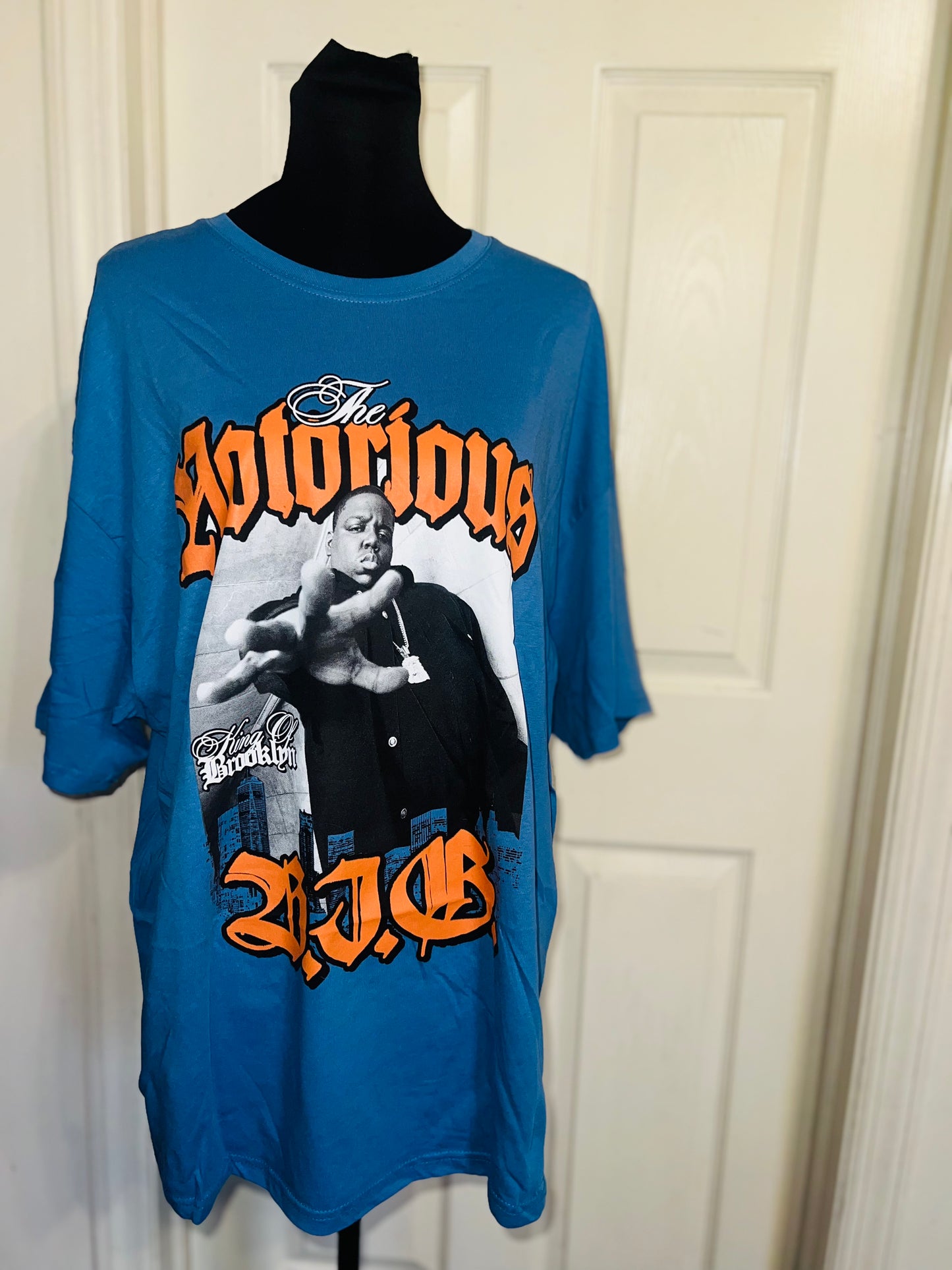 Notorious BIG Oversized Distressed Tee