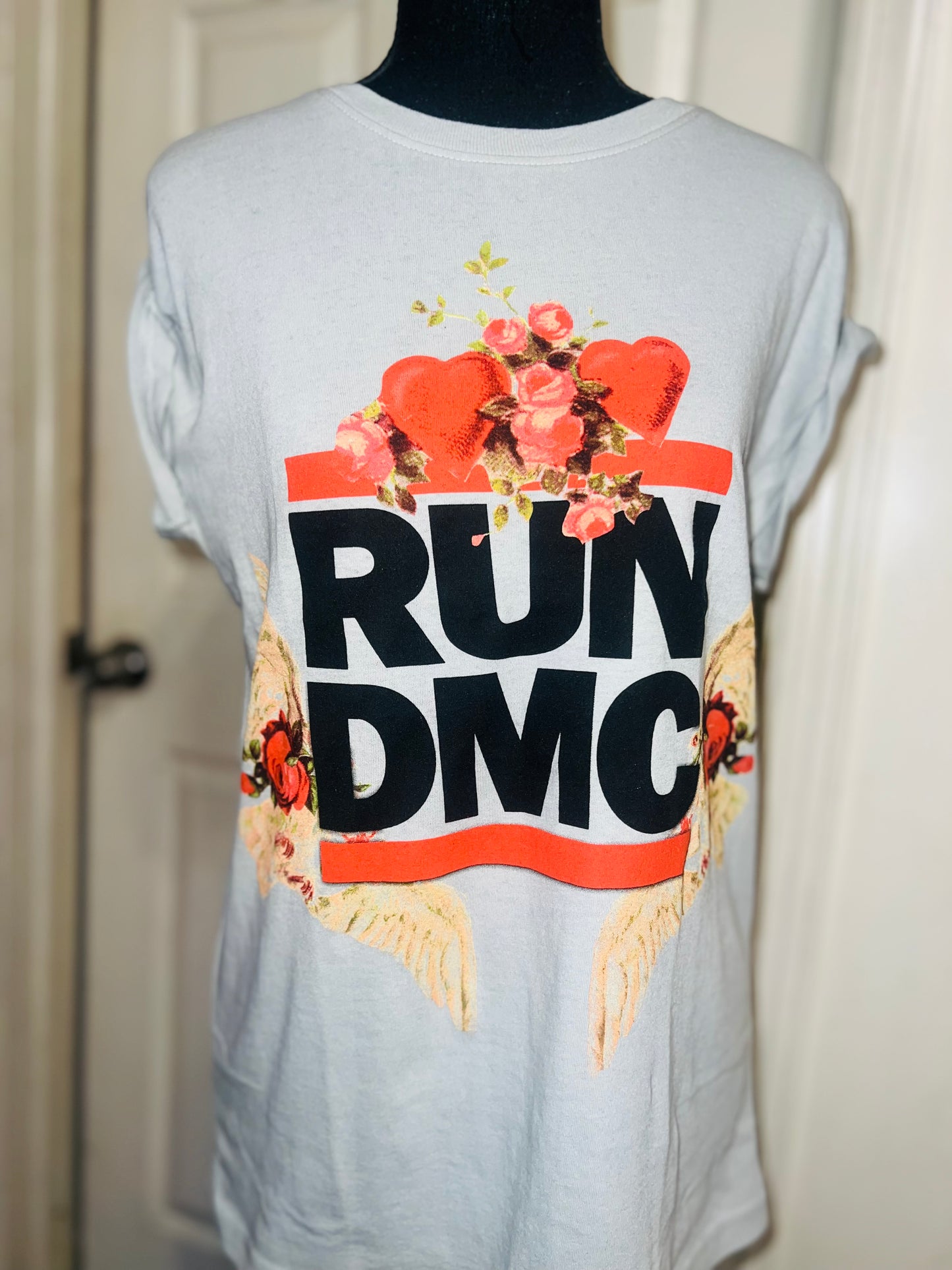 Run DMC Oversized Distressed Tee