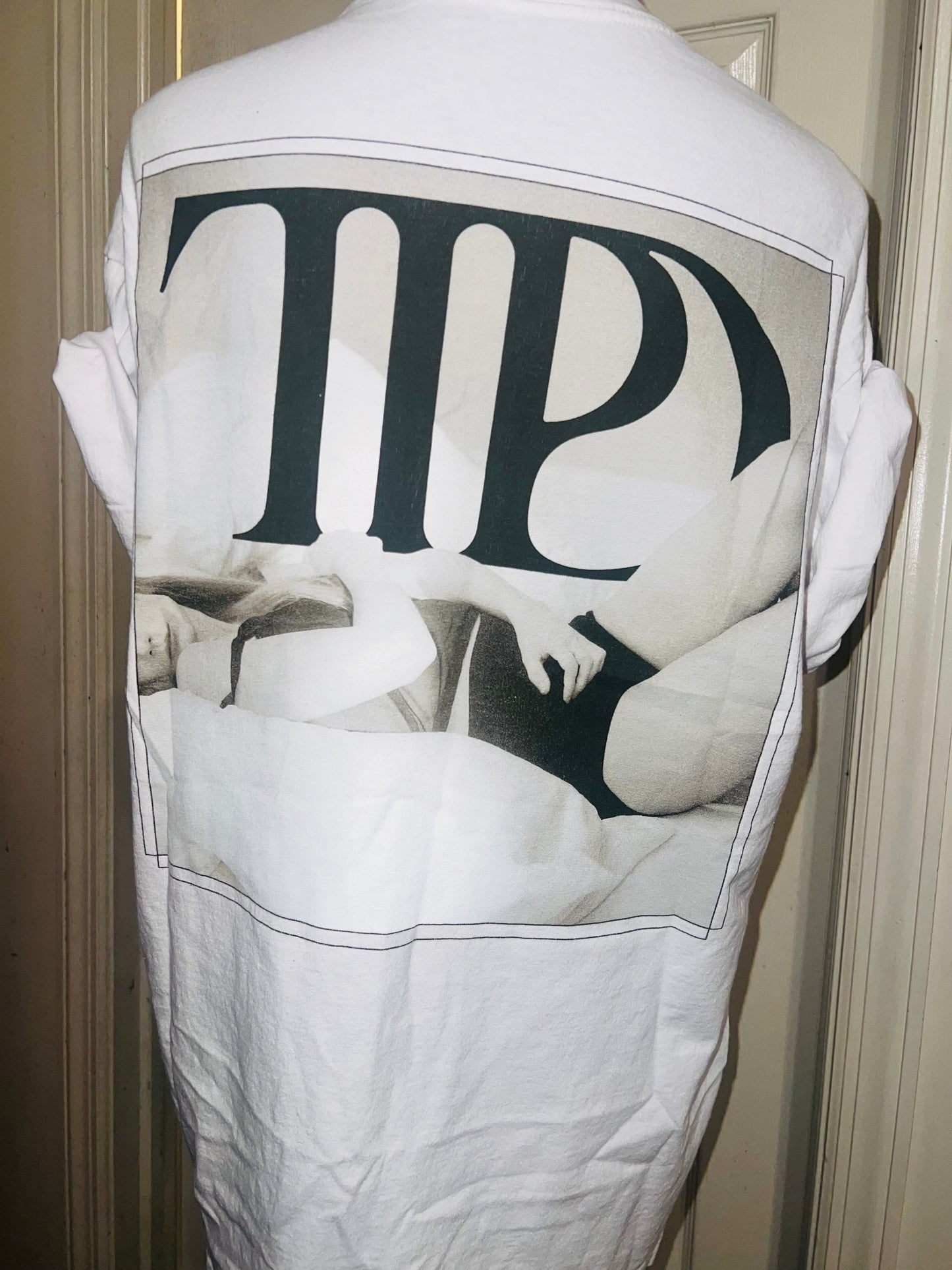 Taylor Swift TTPD Double Sided Oversized Distressed Tee