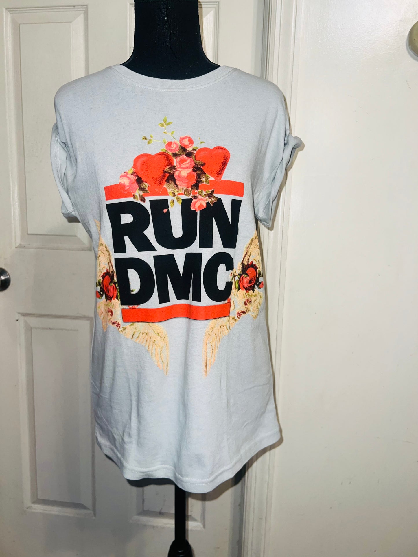 Run DMC Oversized Distressed Tee