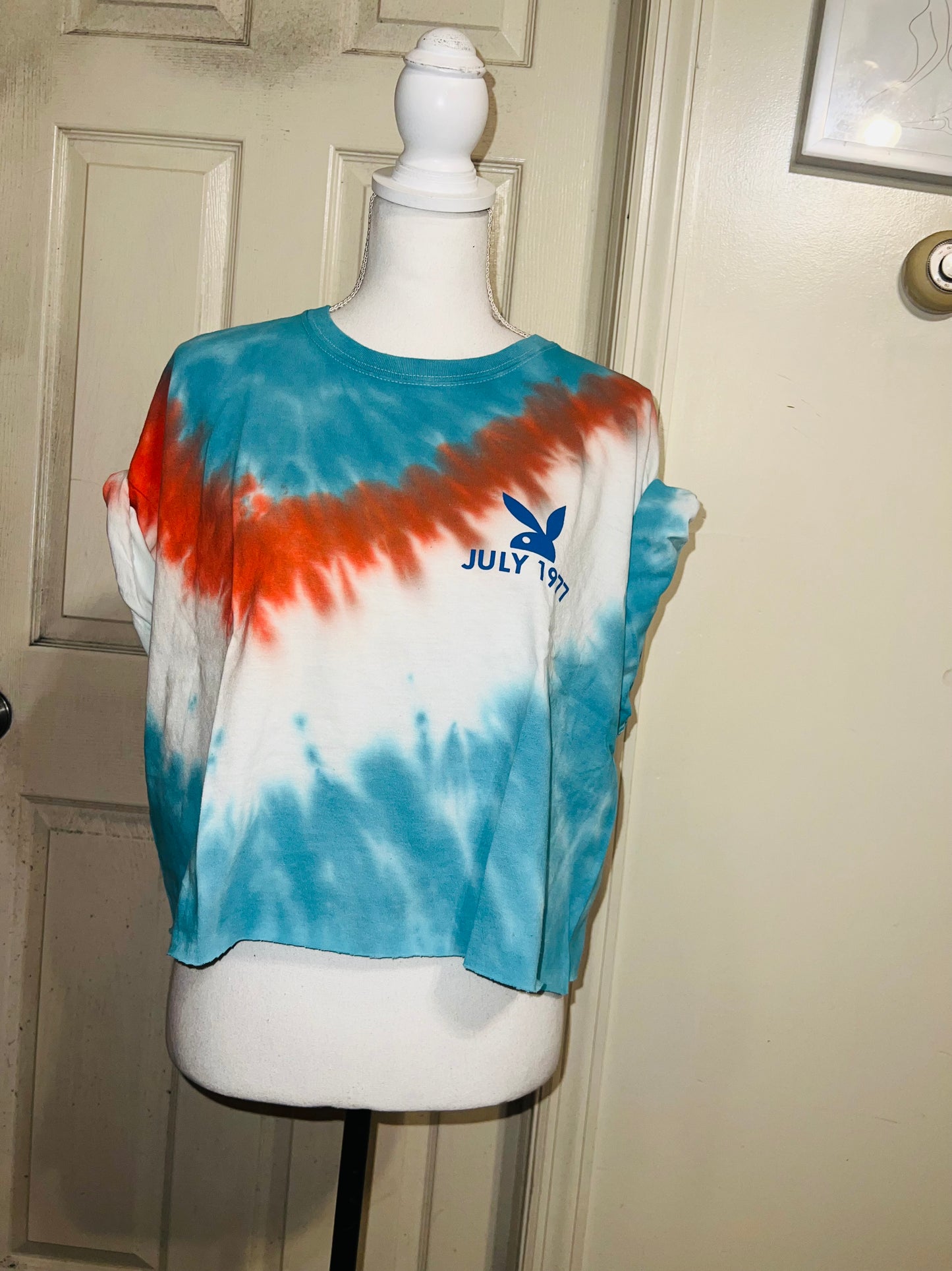 Playboy Double Sided Oversized Cropped Tee