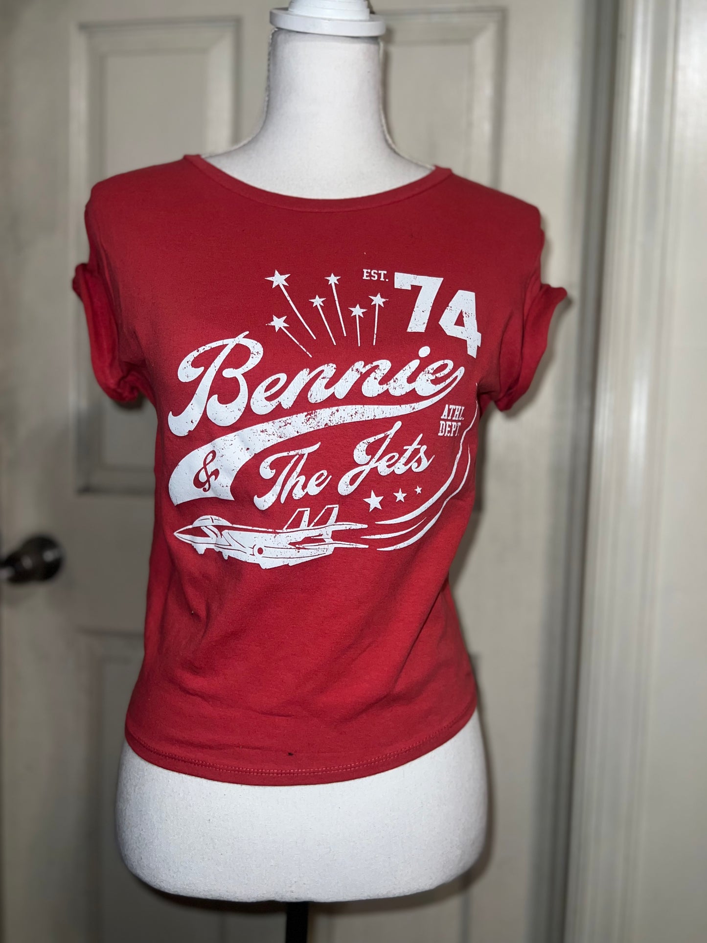 Elton John Distressed Baby Tee