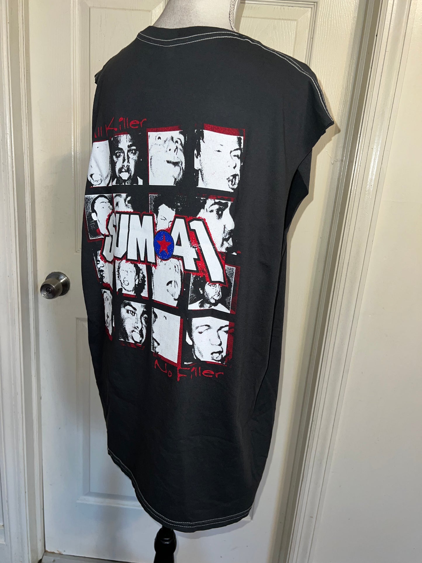 Sum 41 Double Sided Oversized Distressed Tank