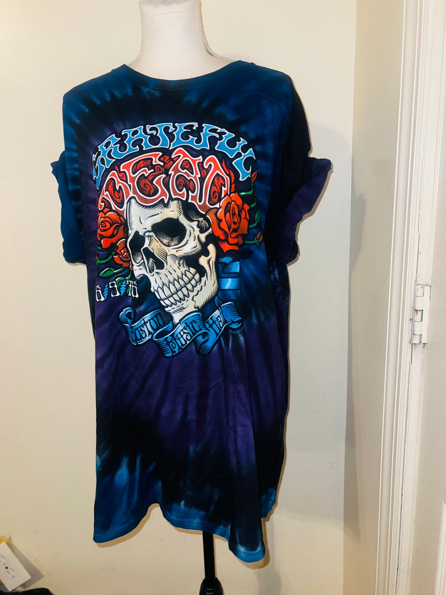 Grateful Dead Boston Oversized Distressed Tee