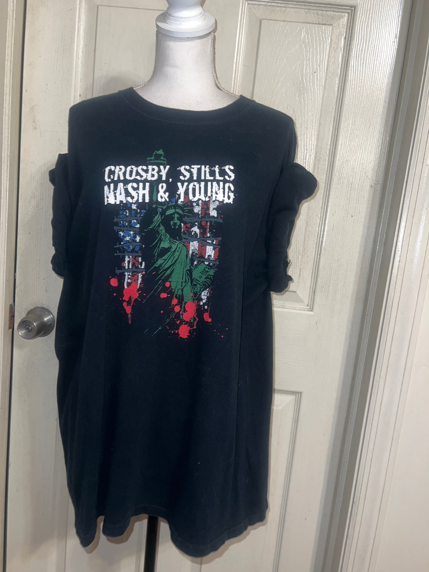 Crosby, Stills, Nash & Young Double Sided Vintage Tee
