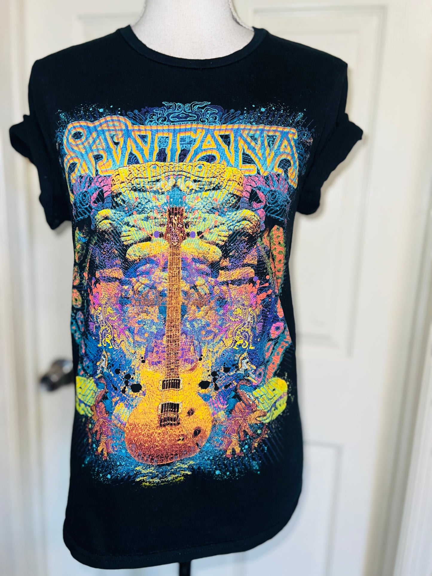 Santana Vintage Oversized Distressed Tee