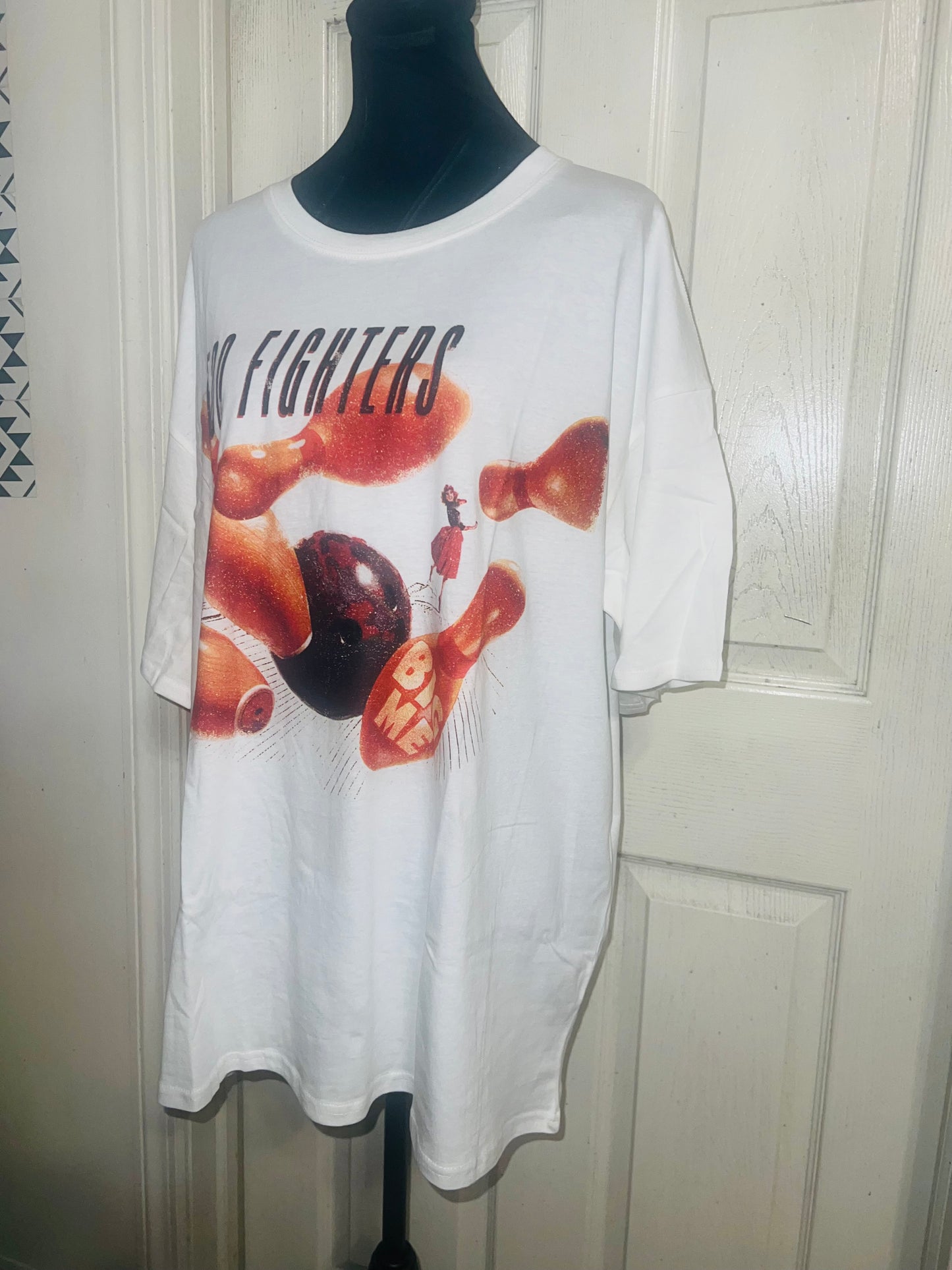 Foo Fighters Oversized Distressed Tee