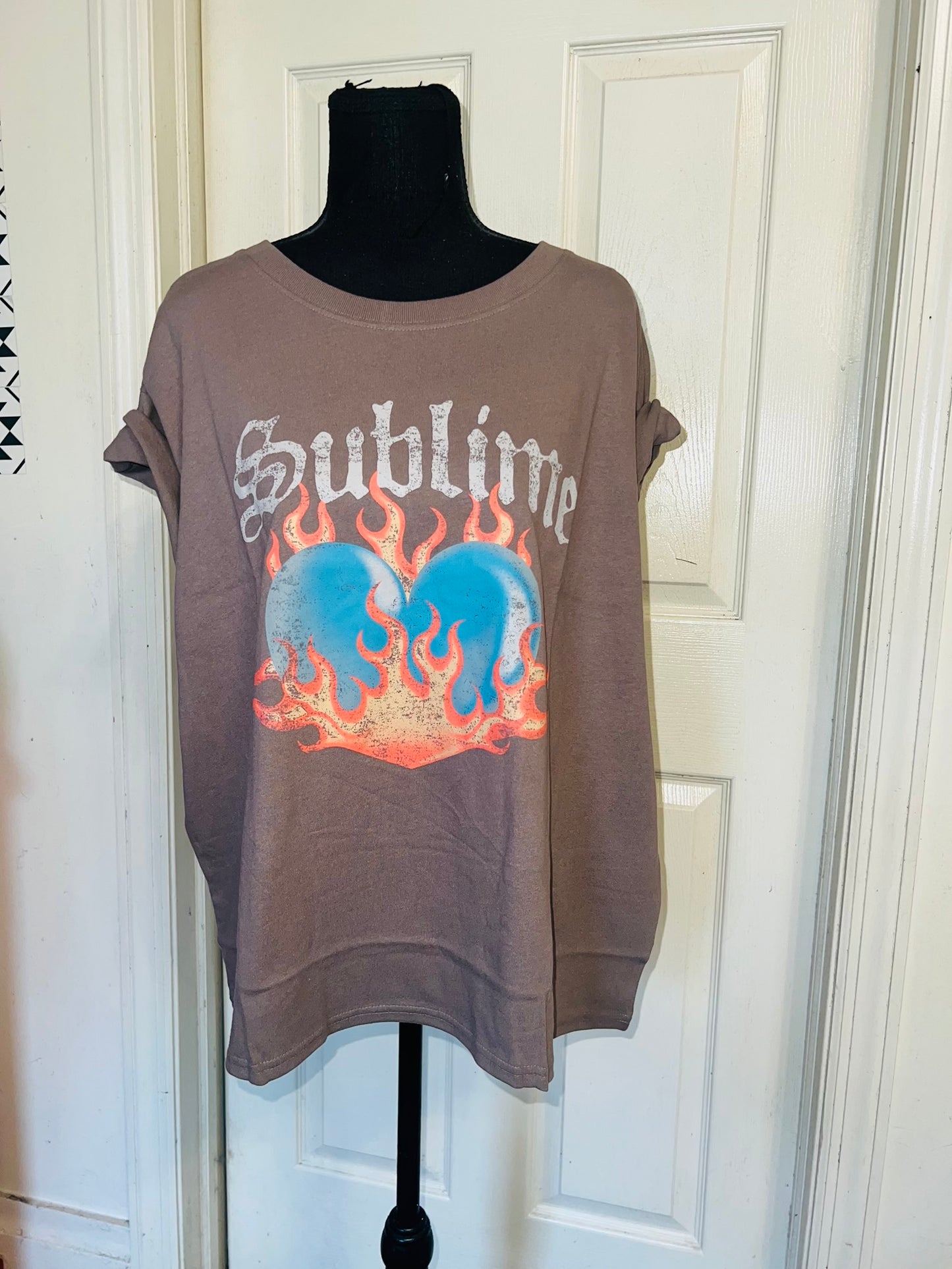 Sublime Oversized Distressed Tee