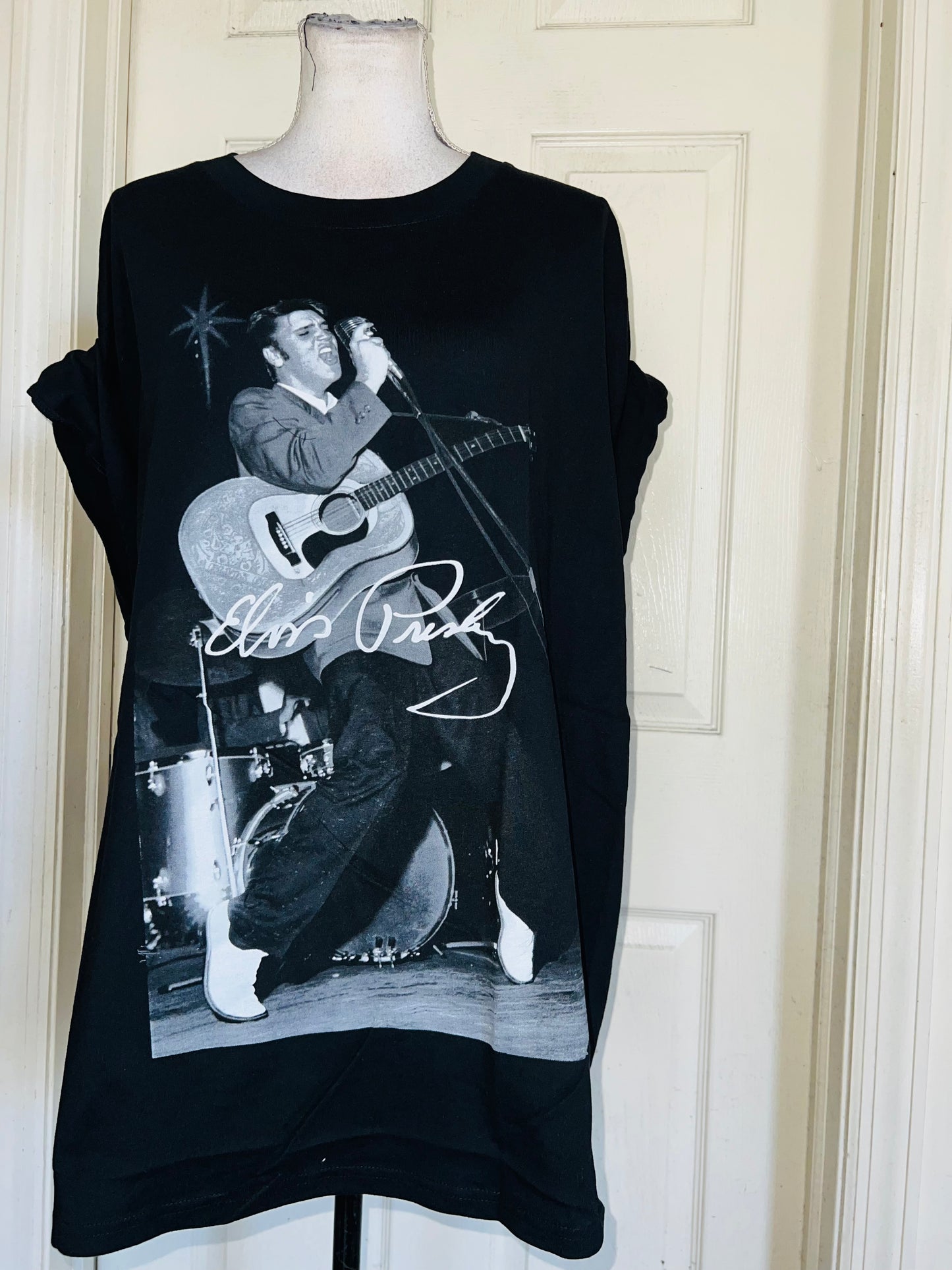 Elvis Presley Oversized Distressed Tee