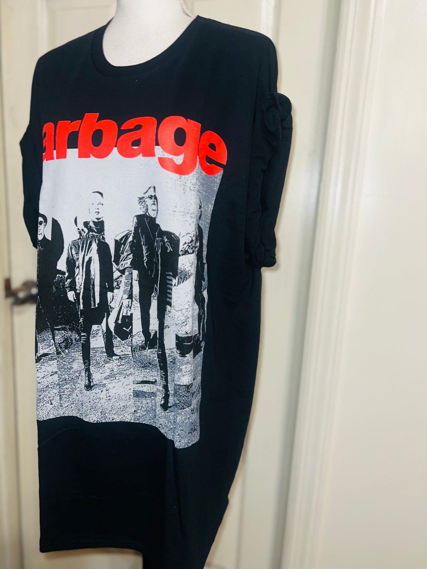 Garbage Oversized Distressed Tee