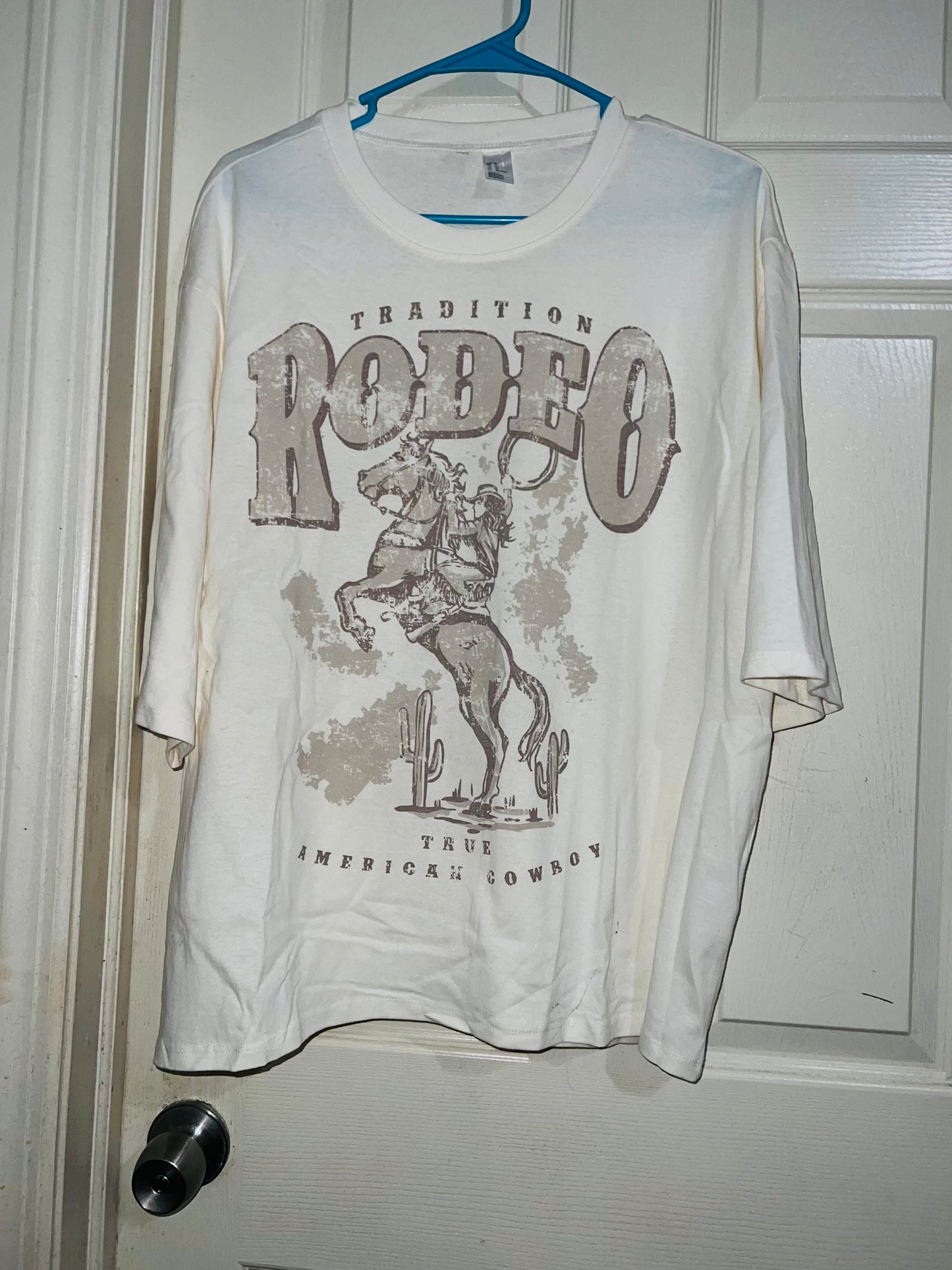 Rodeo Oversized Distressed Tee